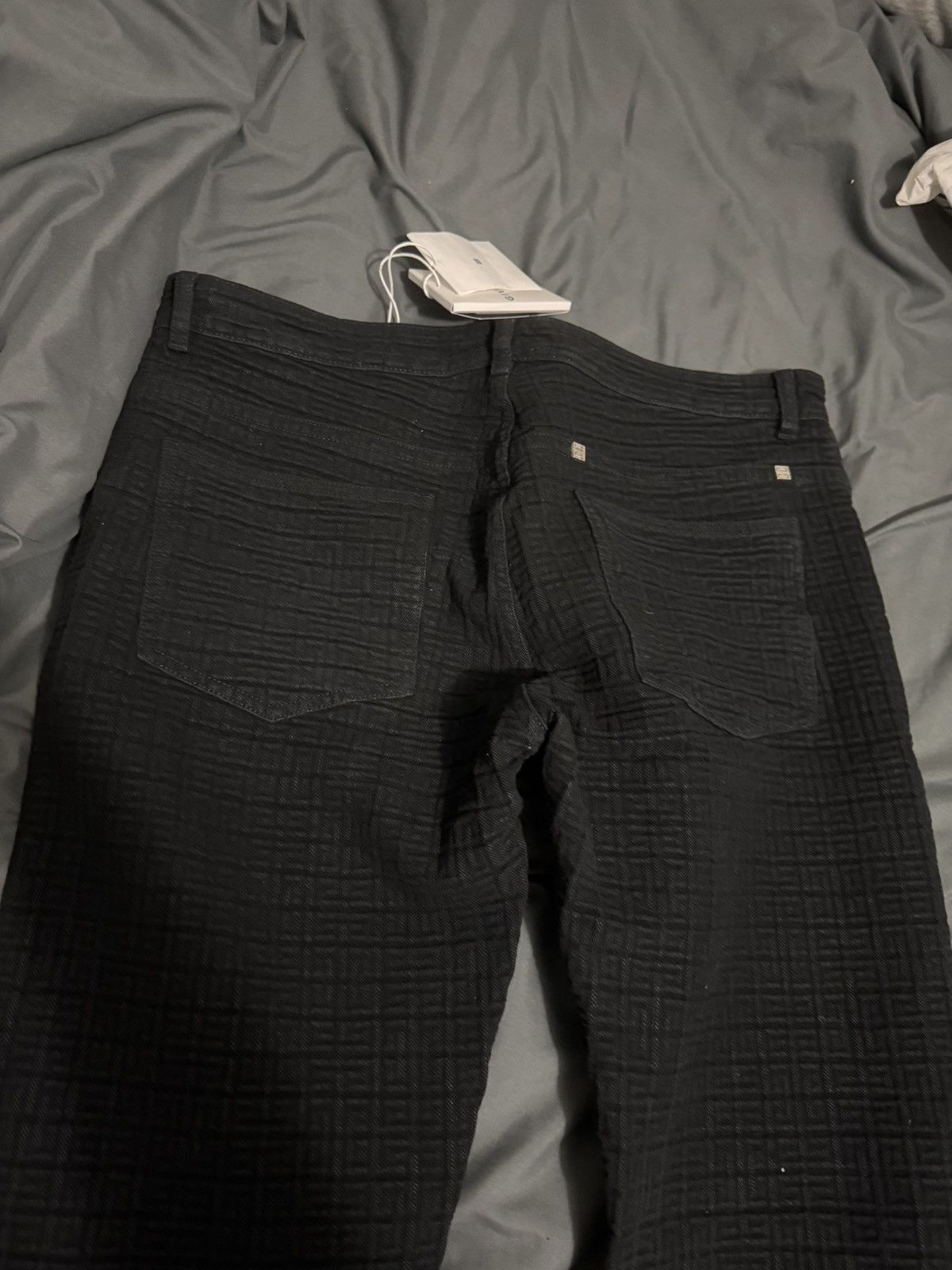 Givenchy Givenchy 4G Embossed Straight leg denim black Size US 32 / EU 48 - 8 Thumbnail