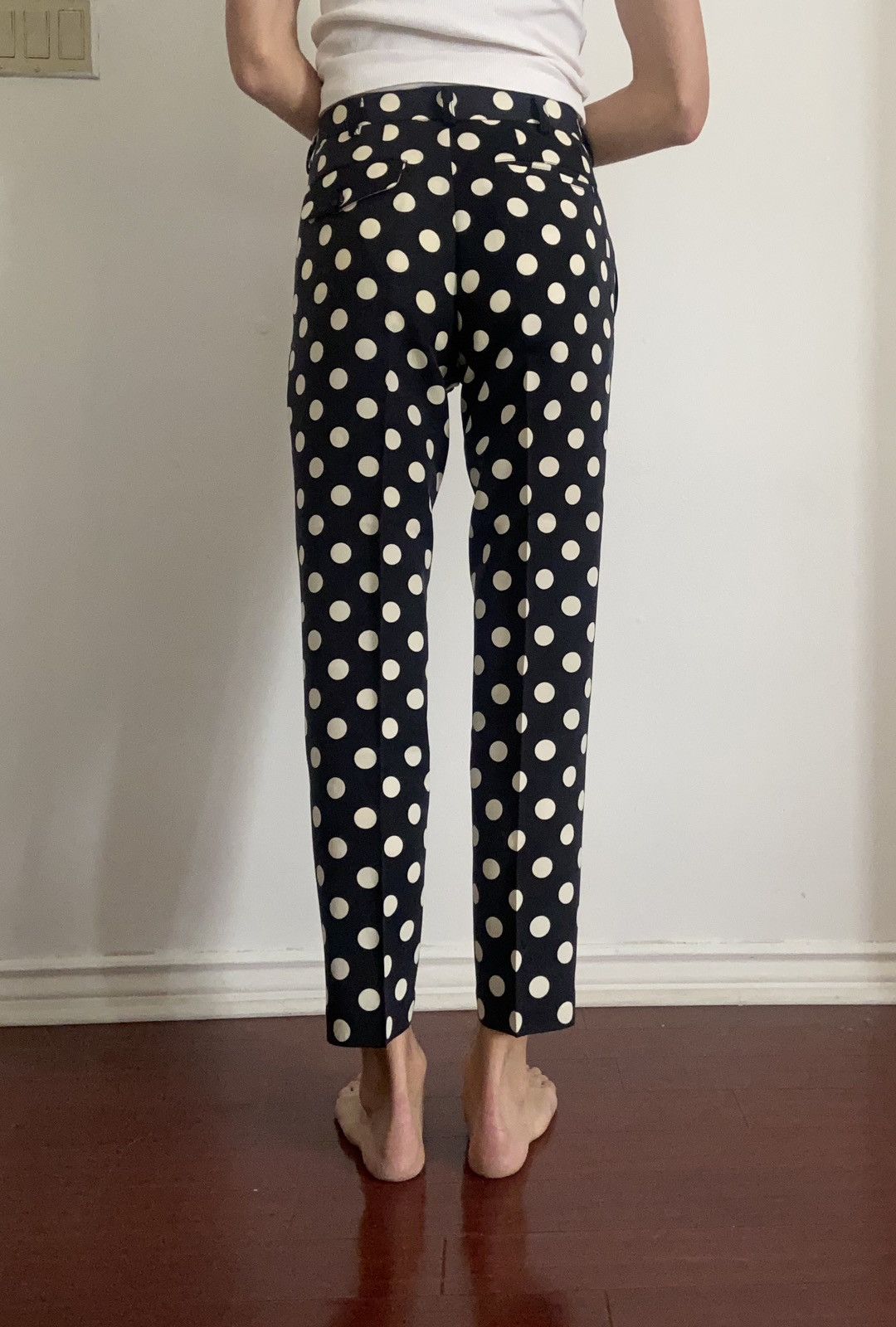 Tricot Comme des Garcons Tricot CdG Polka Dot Wool Trouser Size 28" / US 6 / IT 42 - 2 Thumbnail