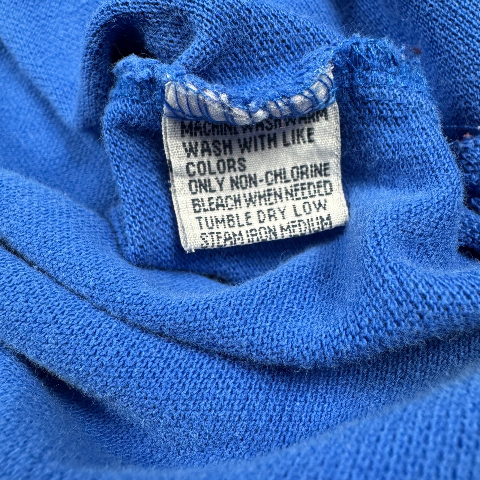 Polo Ralph Lauren Vtg Polo Ralph Lauren Men’s M Blue Polo Yellow Pony 90s Size US M / EU 48-50 / 2 - 6 Thumbnail