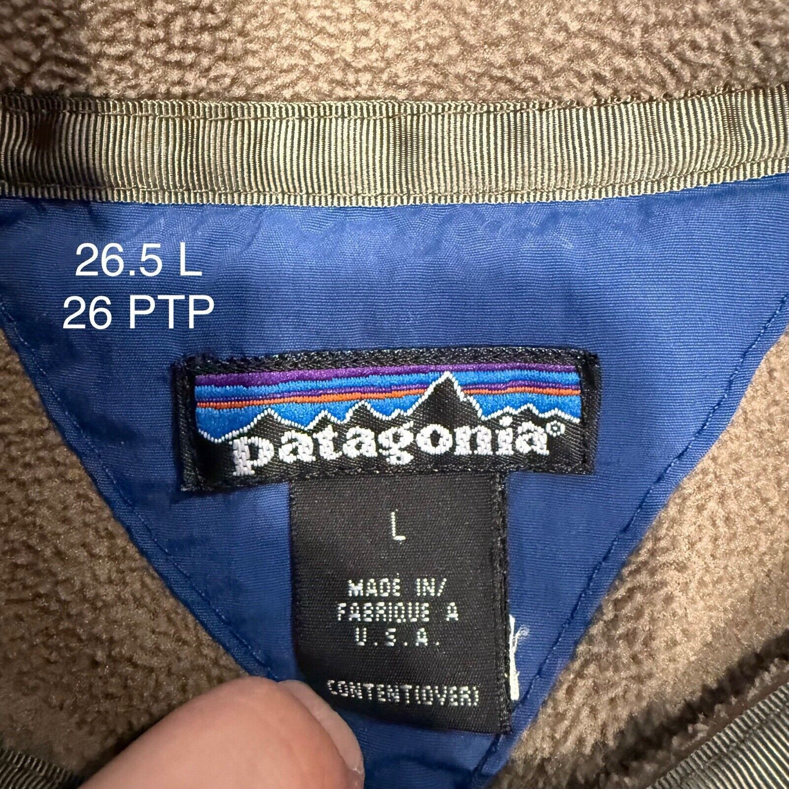 Patagonia Patagonia Snap T Pullover L Green Gray Made in USA Synchilla Size US L / EU 52-54 / 3 - 7 Thumbnail