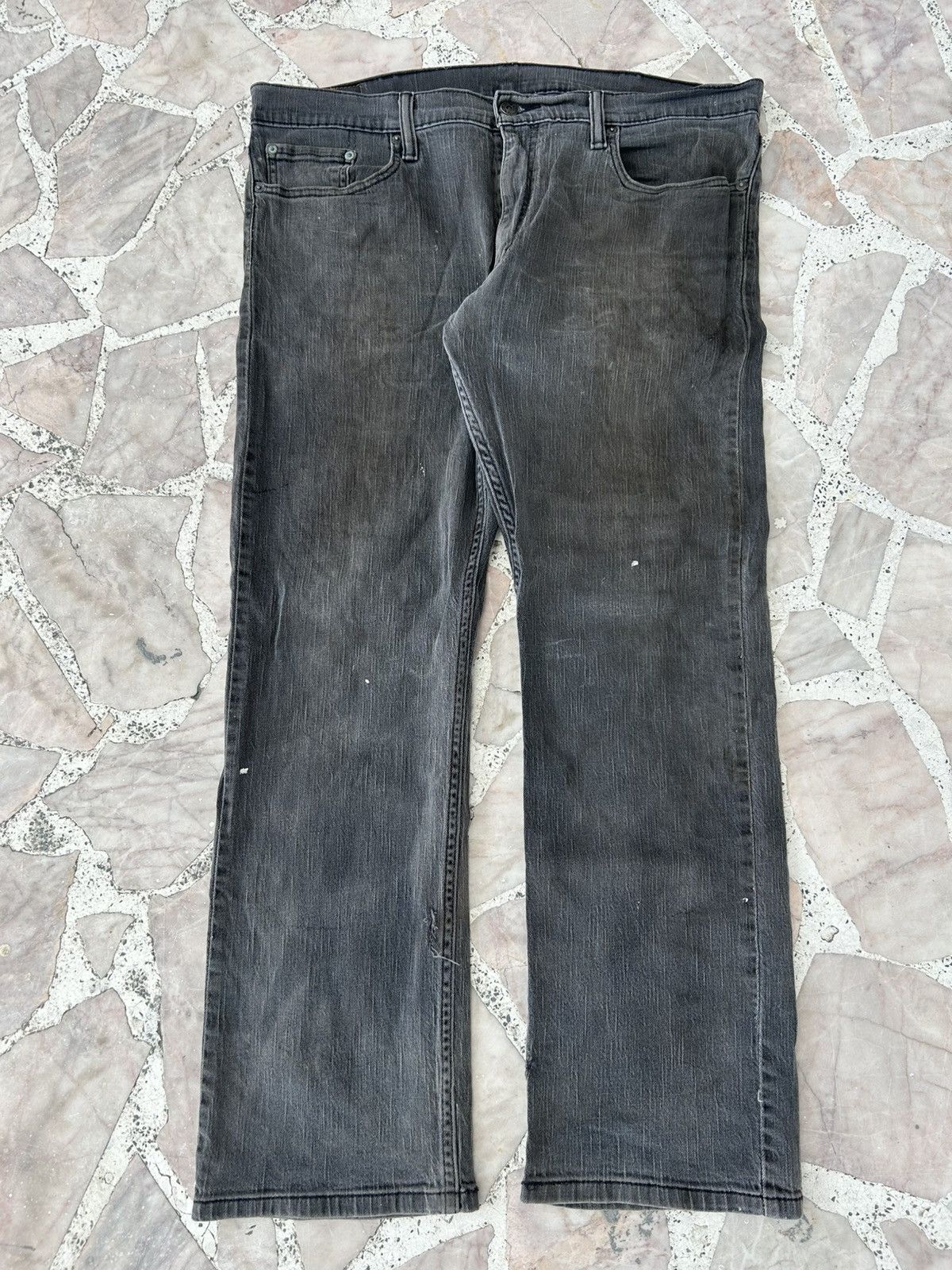 Levis 514 Denim Vintage Faded Black Trousers