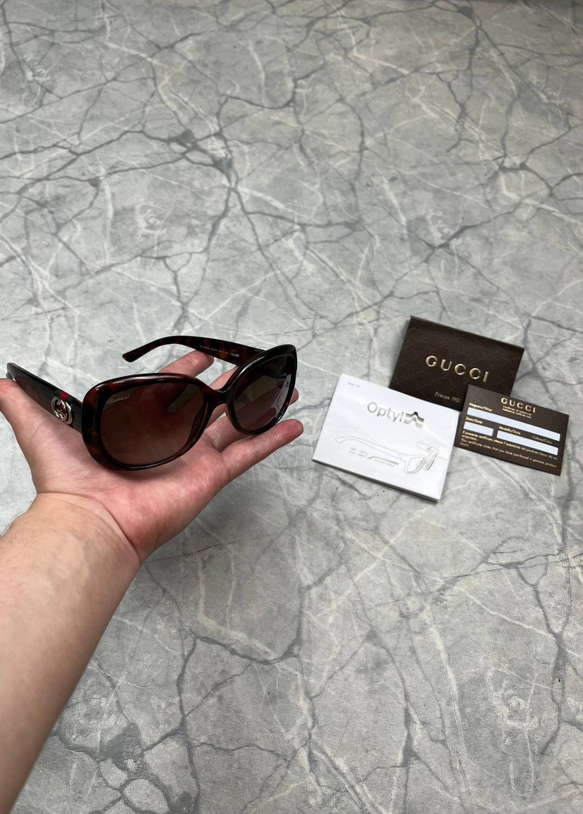 Gucci Gucci Sunglasses Luxury Y2k Avant Garde Size ONE SIZE - 3 Thumbnail