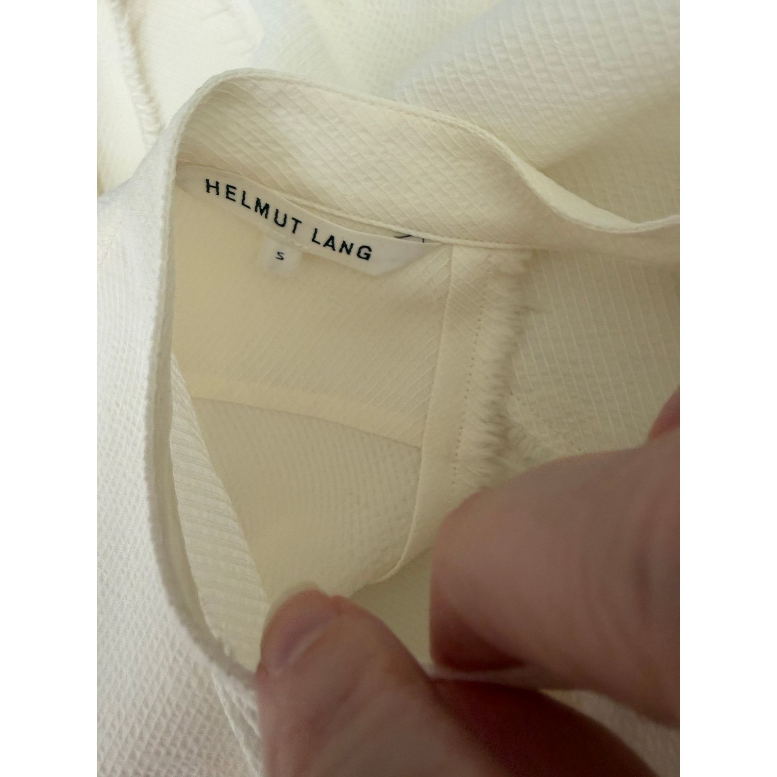 Helmut Lang Helmut Lang Ivory Tie Back Sleeveless Blouse US S Size S / US 4 / IT 40 - 11 Thumbnail