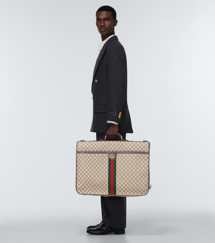Gucci o1mt1gz0525 Size: OS / Savoy Garment Bag in Beige/Brown Size ONE SIZE - 3 Thumbnail