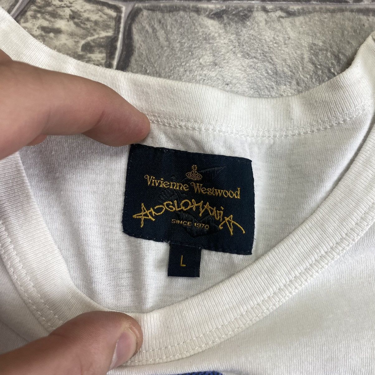 Vivienne Westwood Vivienne Westwood T-Shirt Big Logo Anglomania Size US L / EU 52-54 / 3 - 7 Thumbnail