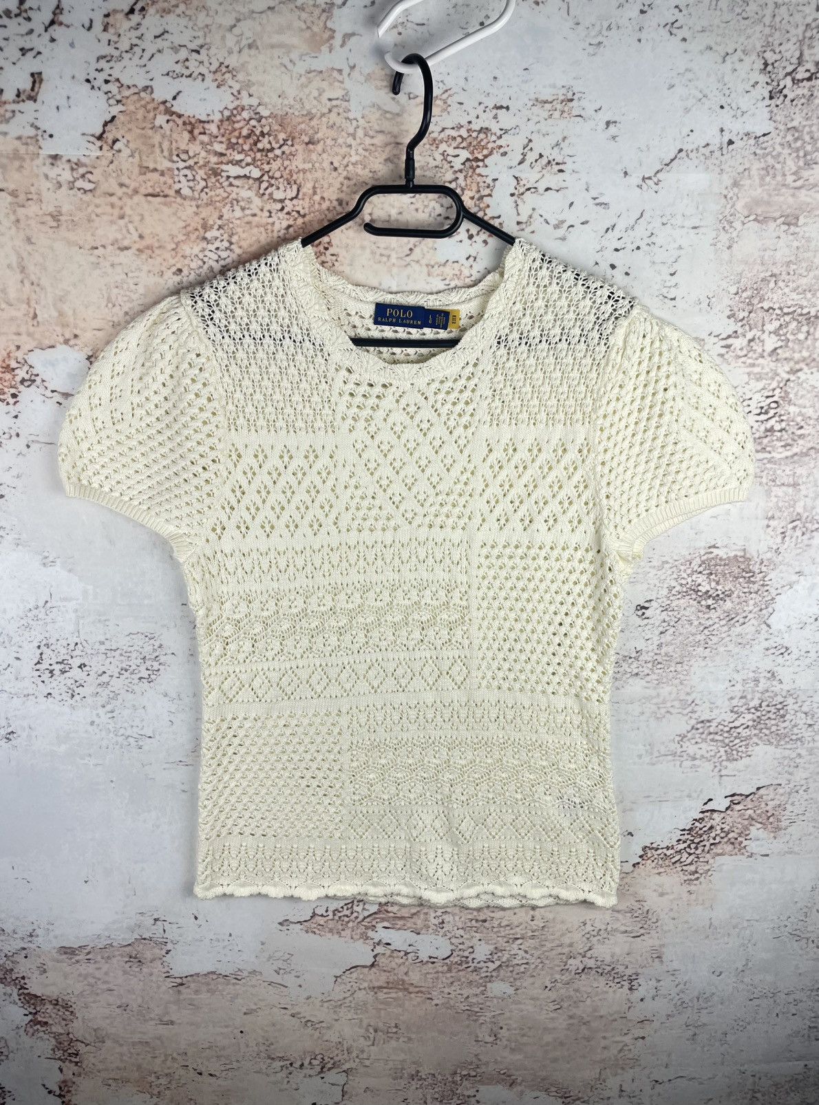 Polo Ralph Lauren Polo Ralph Lauren L Cotton Sweater Beige Classic qr code egv Size L / US 10 / IT 46 - 1 Thumbnail