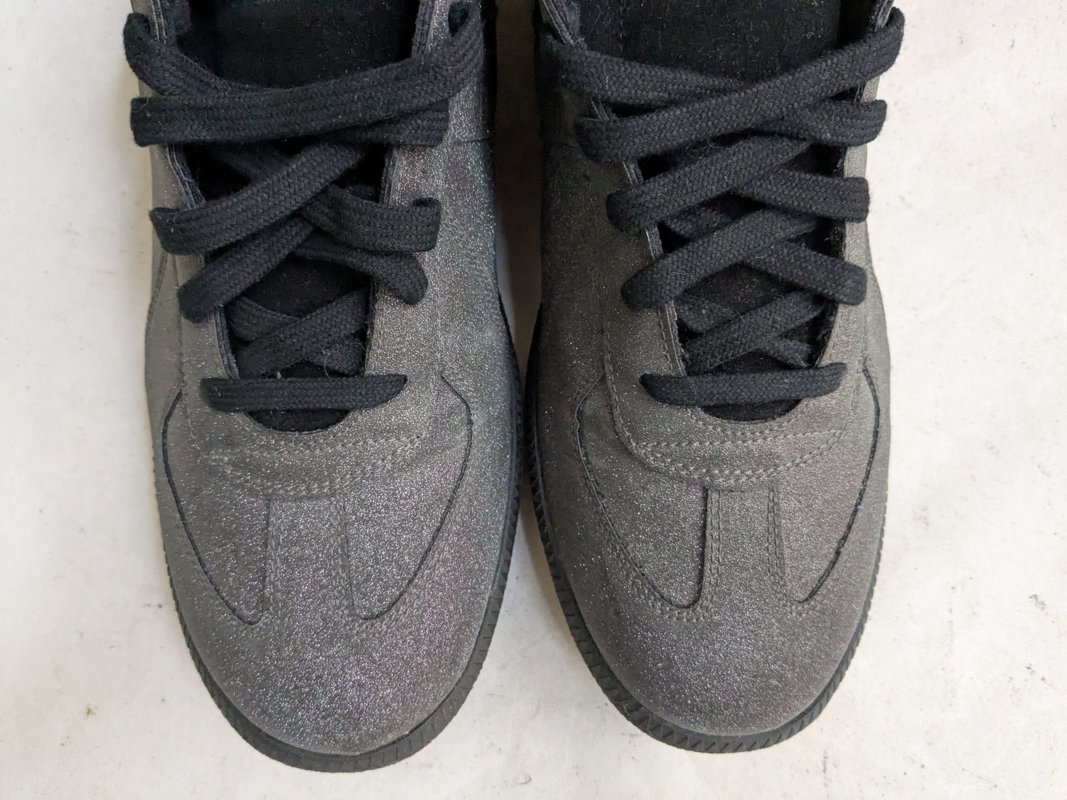 Maison Margiela Maison Margiela GAT Replica Glitter Black 12 45 Low Tops Size US 12 / EU 45 - 6 Thumbnail