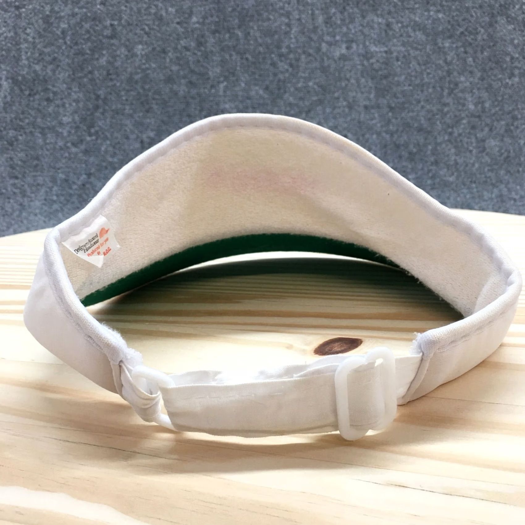 Logo 7 Womens IAMS Visor Hat White One Size Adjustable Embroidered Logo Curved Brim Size ONE SIZE - 7 Thumbnail