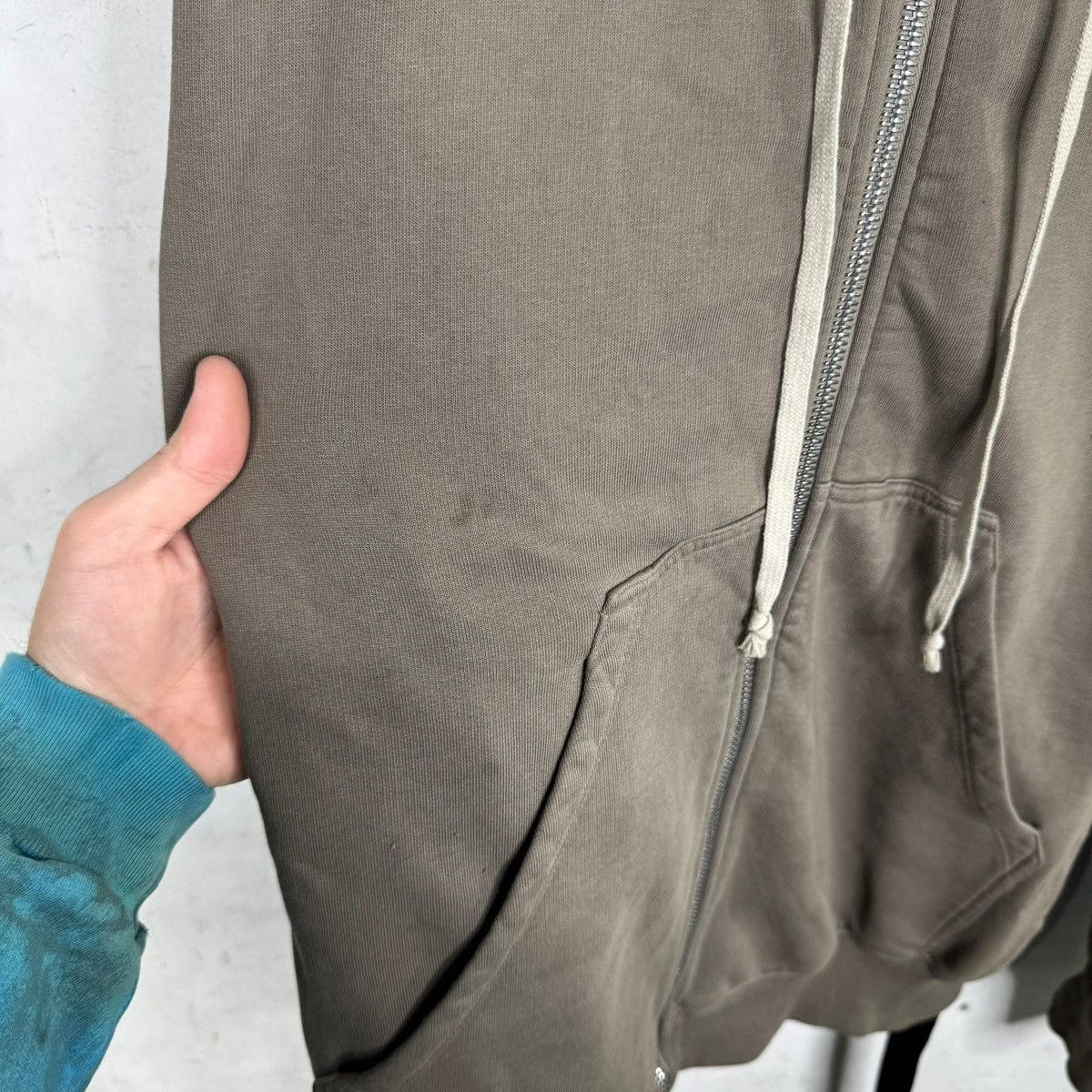 Rick Owens Drkshdw Rick Owen's DRKSHDW Dust Pentagram Jason Zip Hoodie Size US XL / EU 56 / 4 - 4 Thumbnail