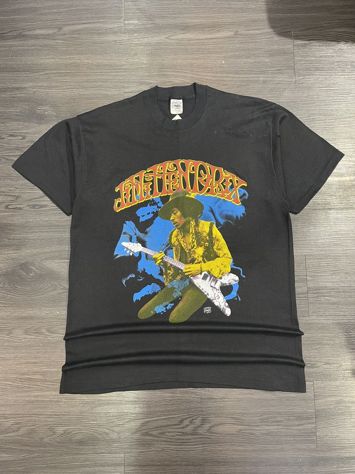 Band Tees × Vintage Vintage Jimi Hendrix backstage Pass 1989 Size US XL / EU 56 / 4 - 1 Thumbnail