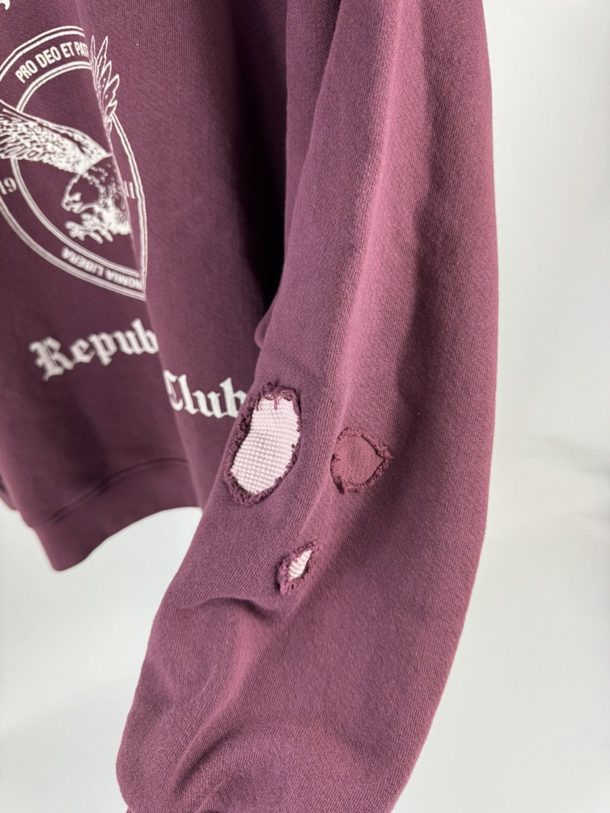 Enfants Riches Deprimes NEW YORK YOUNG REPUBLICAN CLUB BURGUNDY JUMPER Size US S / EU 44-46 / 1 - 4 Thumbnail