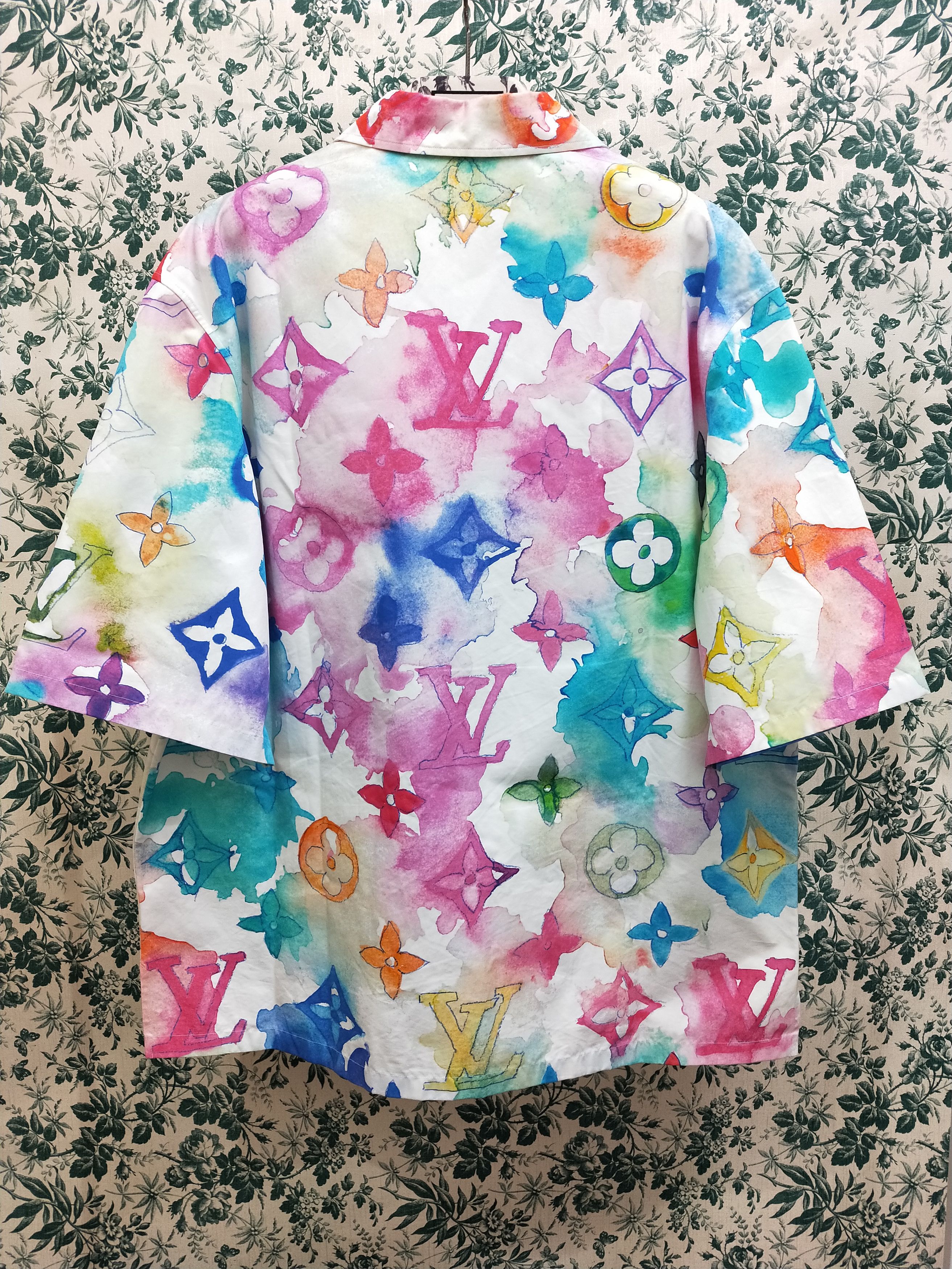 Louis Vuitton Watercolor Monogram Shirt Size US XL / EU 56 / 4 - 2 Thumbnail