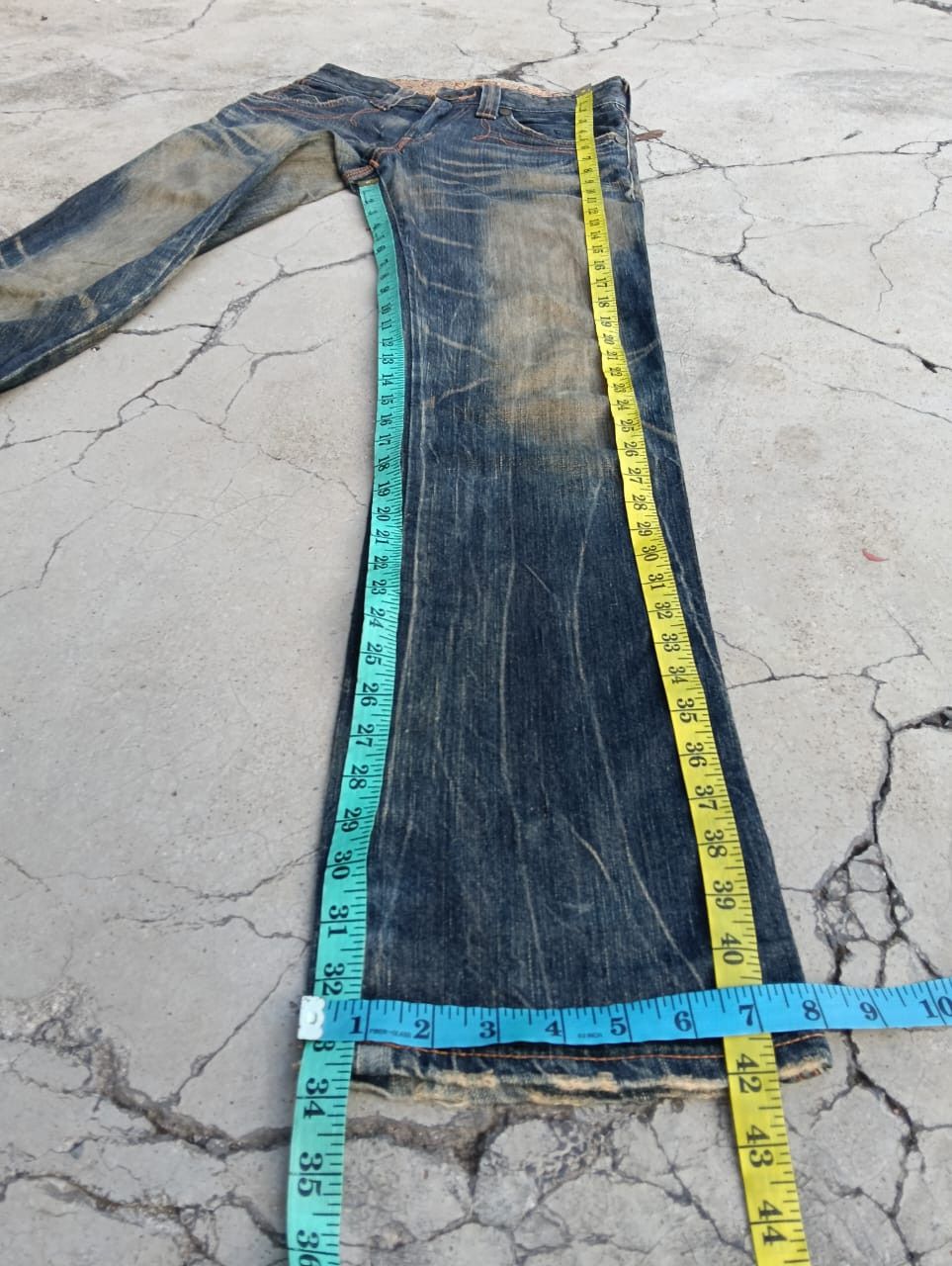 Edwin Edwin 503 Blue Trip Muddy Wash Natural Fades Japanese denim. Size US 28 / EU 44 - 10 Thumbnail
