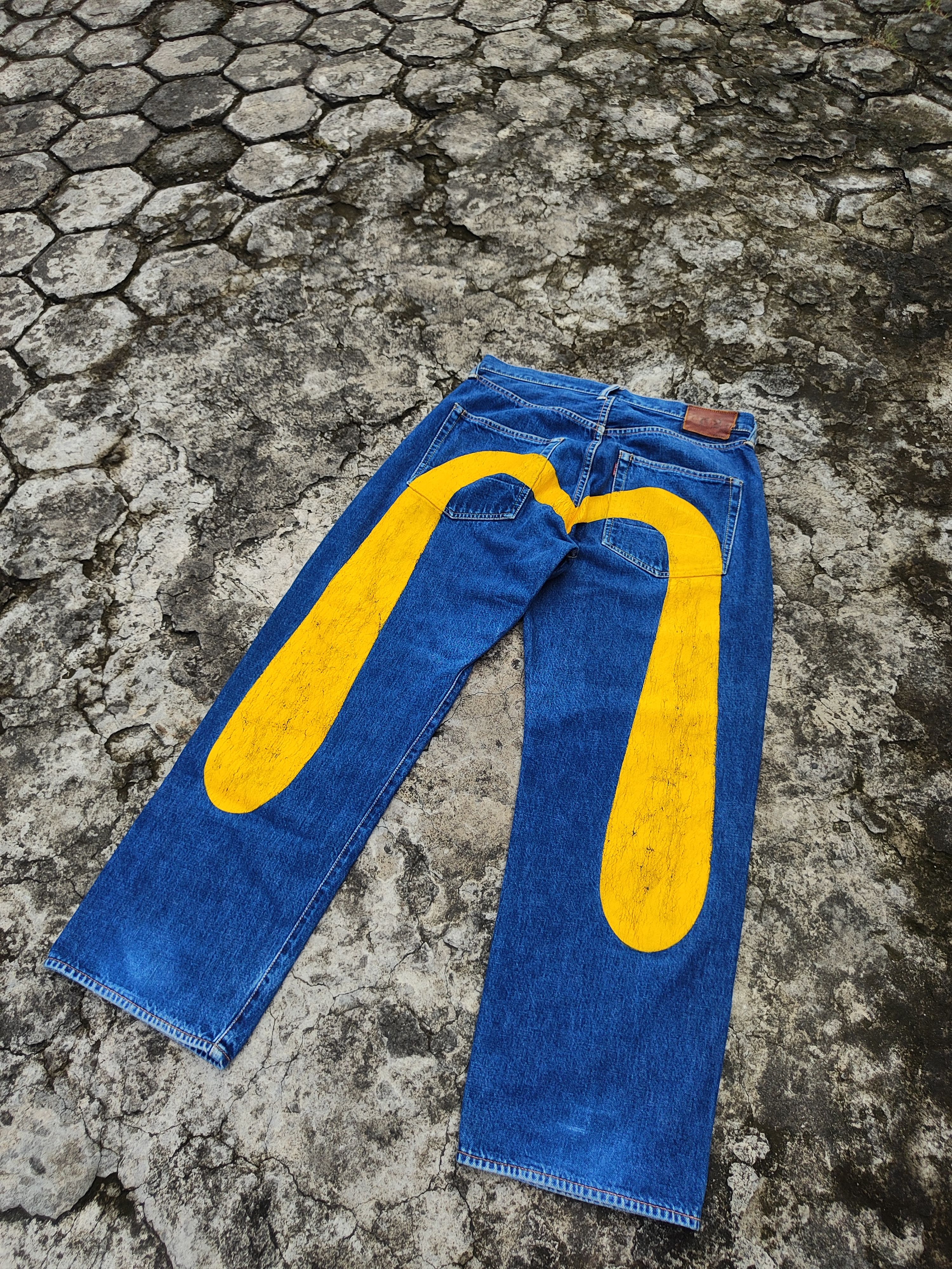 Evisu Evisu Daicock Yellow Size US 34 / EU 50 - 2 Thumbnail