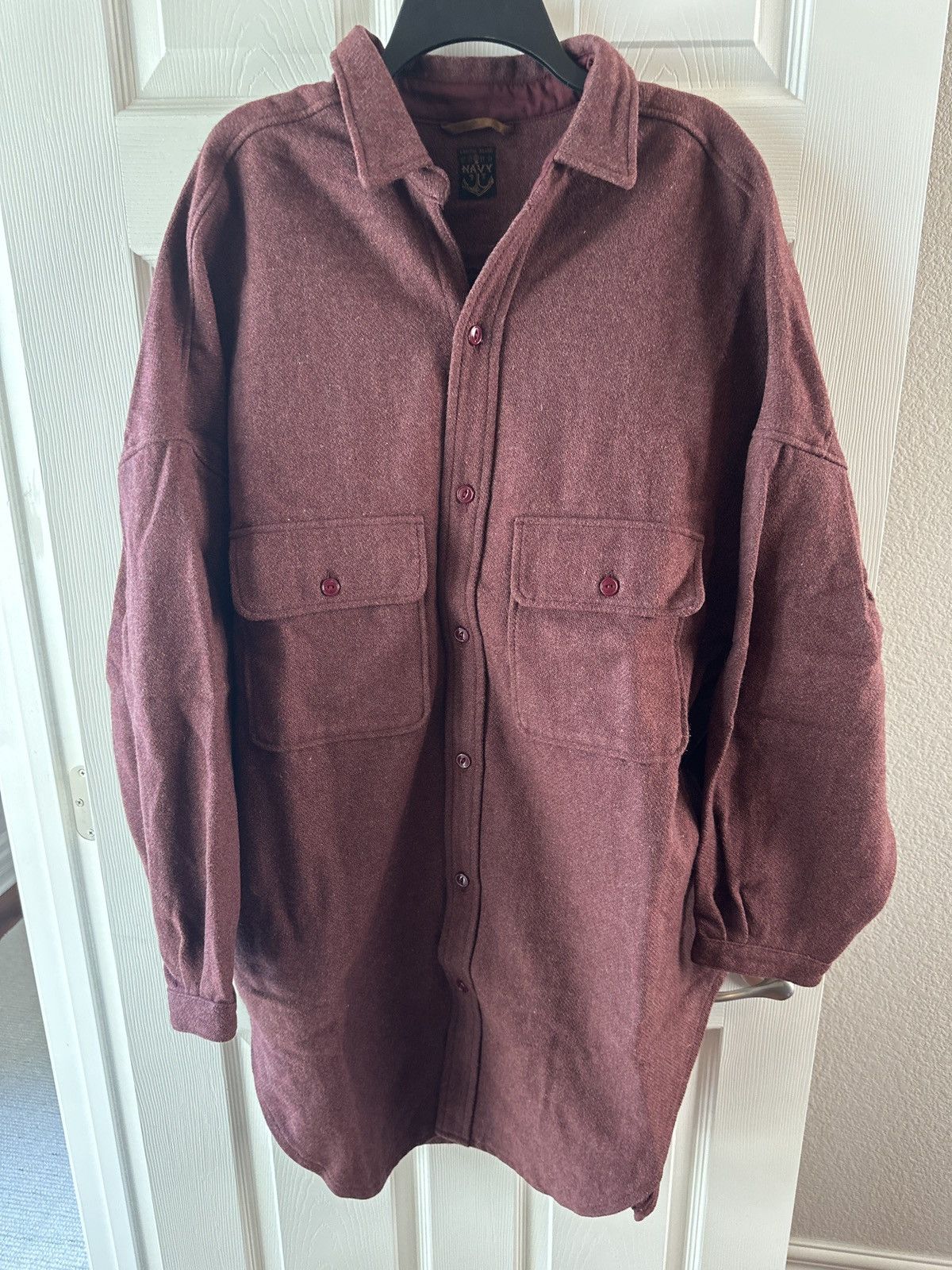 Kapital Kapital wool slappy coat. Burgundy red Size US XXL / EU 58 / 5 - 1 Thumbnail