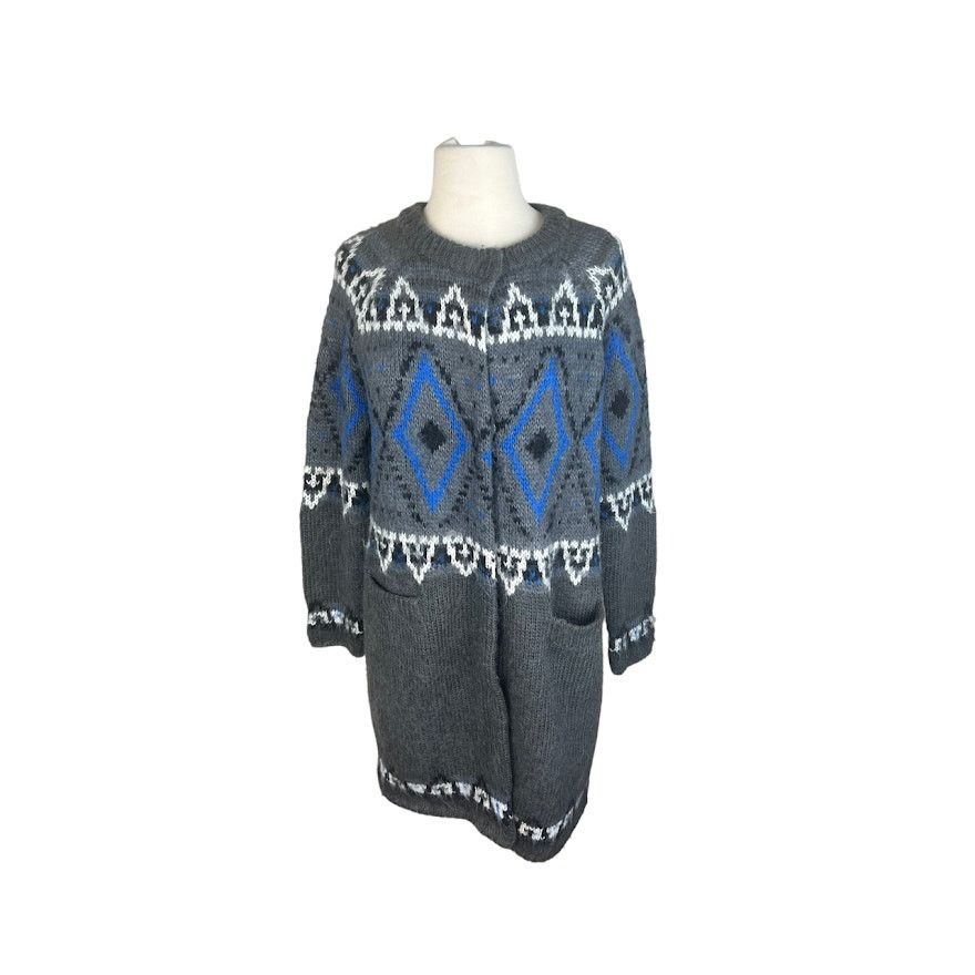 Free People Free People | Frosted Fair Isle Cardigan Sweater | Small Size S / US 4 / IT 40 - 3 Thumbnail