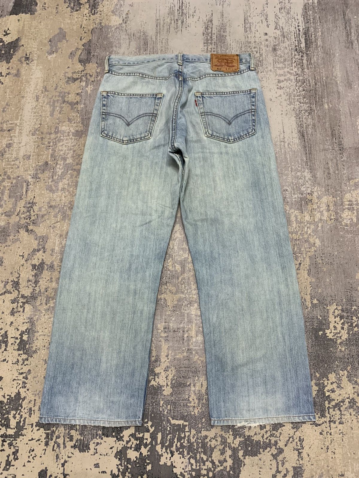 Levi's Vtg 90s Levi’s 512 Faded Distressed Losse Fit Jeans Size US 32 / EU 48 - 9 Thumbnail