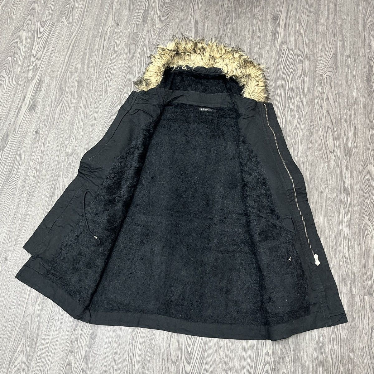 14th Addiction Logue - Faux Fur Hooded Parka Pile Lined Size US L / EU 52-54 / 3 - 7 Thumbnail