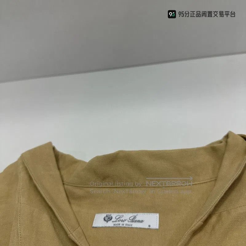 Loro Piana Loro Piana Biwa Men's Beige Overshirt Jacket. Size US S / EU 44-46 / 1 - 3 Thumbnail