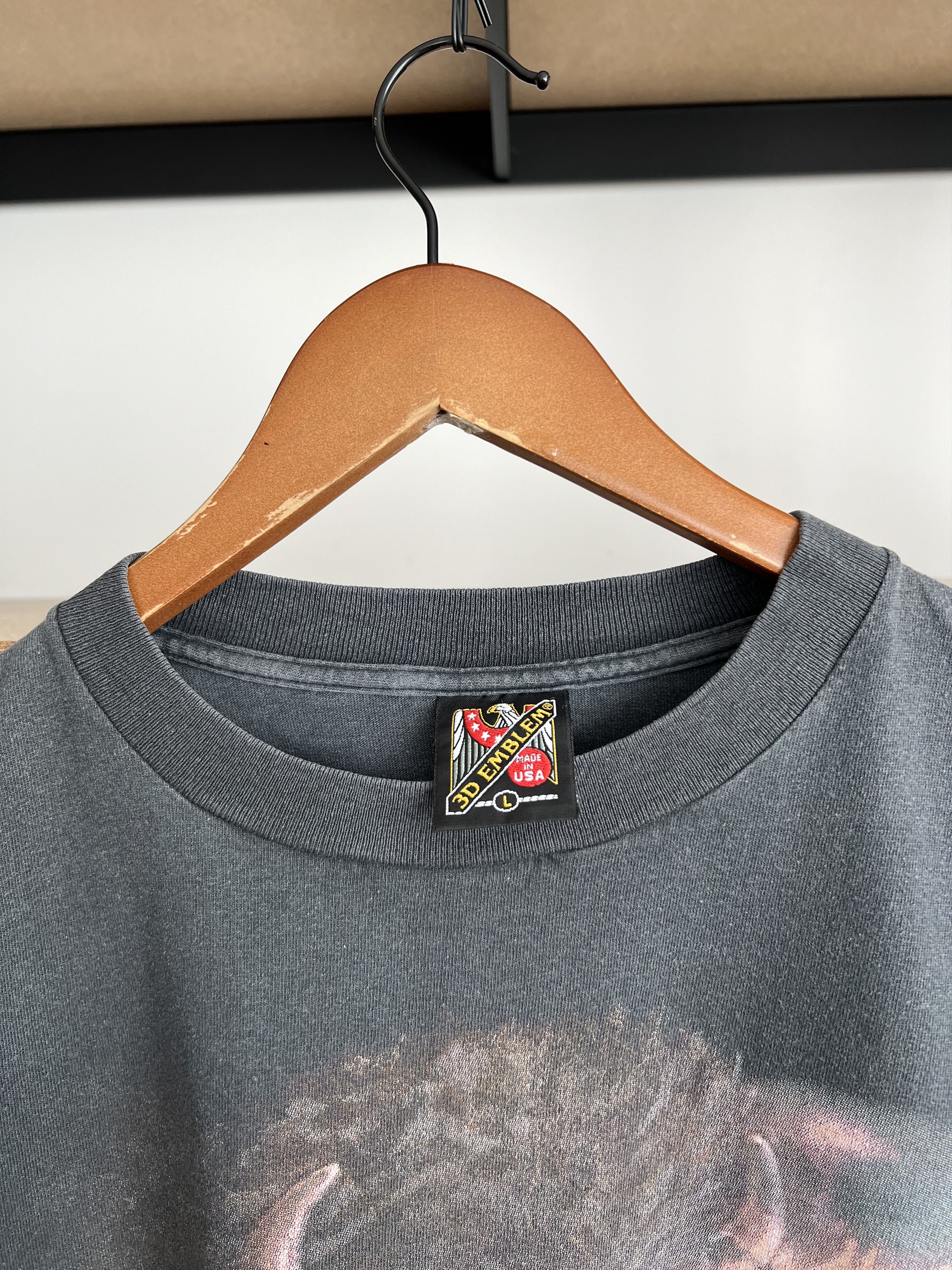 Vintage Vintage 1994 3D Emblem Truckers Only Harley Davidson T-shirt Size US L / EU 52-54 / 3 - 10 Thumbnail