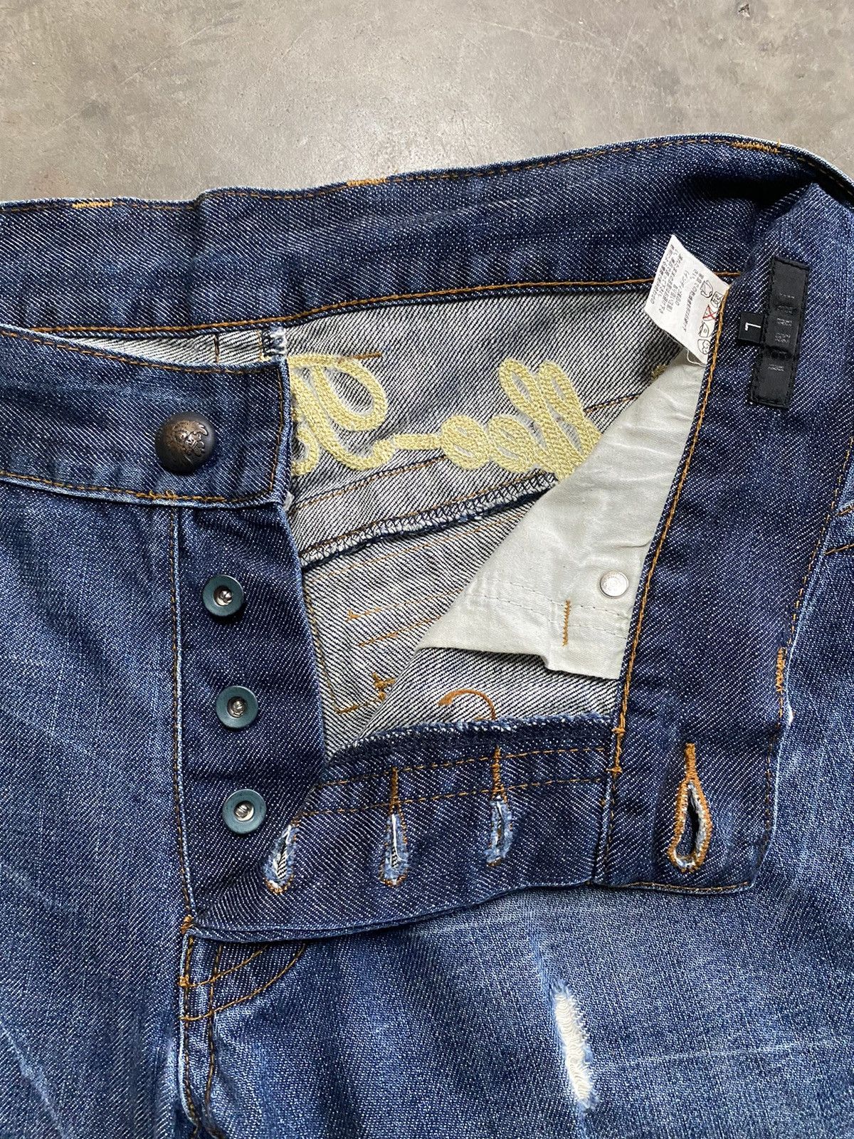 Hysteric Glamour × Jun Takahashi × Tornado Mart BAGGY JEANS JAPANESE JUNMEN BY JUN TAKAHASI @act230 Size US 34 / EU 50 - 10 Thumbnail