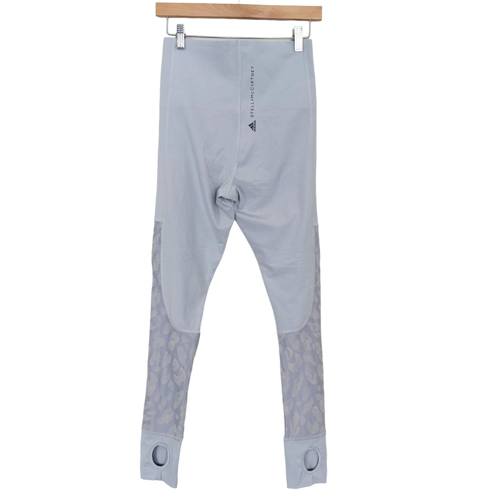 Adidas Adidas Stella McCartney Gray Leggings Leopard Stirrup S Size 27" / US 4 / IT 40 - 6 Thumbnail