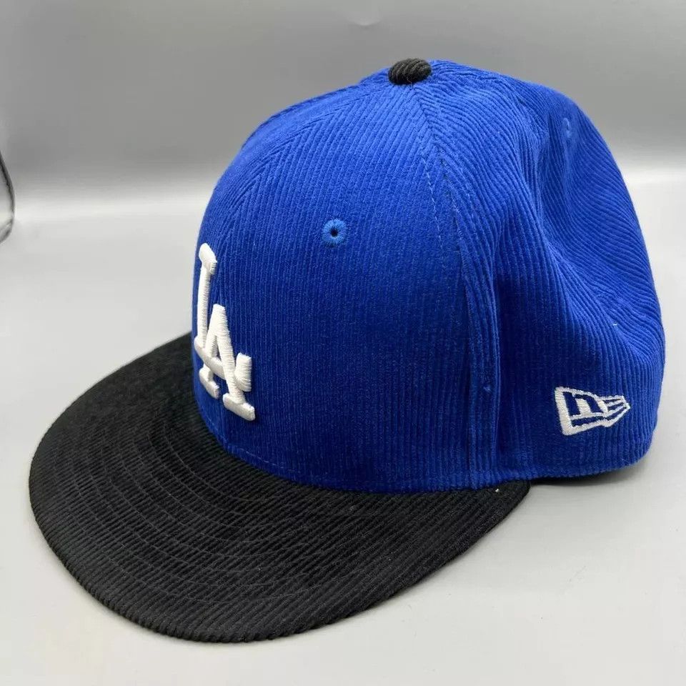 New Era Los Angeles LA Dodgers Hat Men 7 5/8 Corduroy Fitted Cap New Size ONE SIZE - 6 Thumbnail