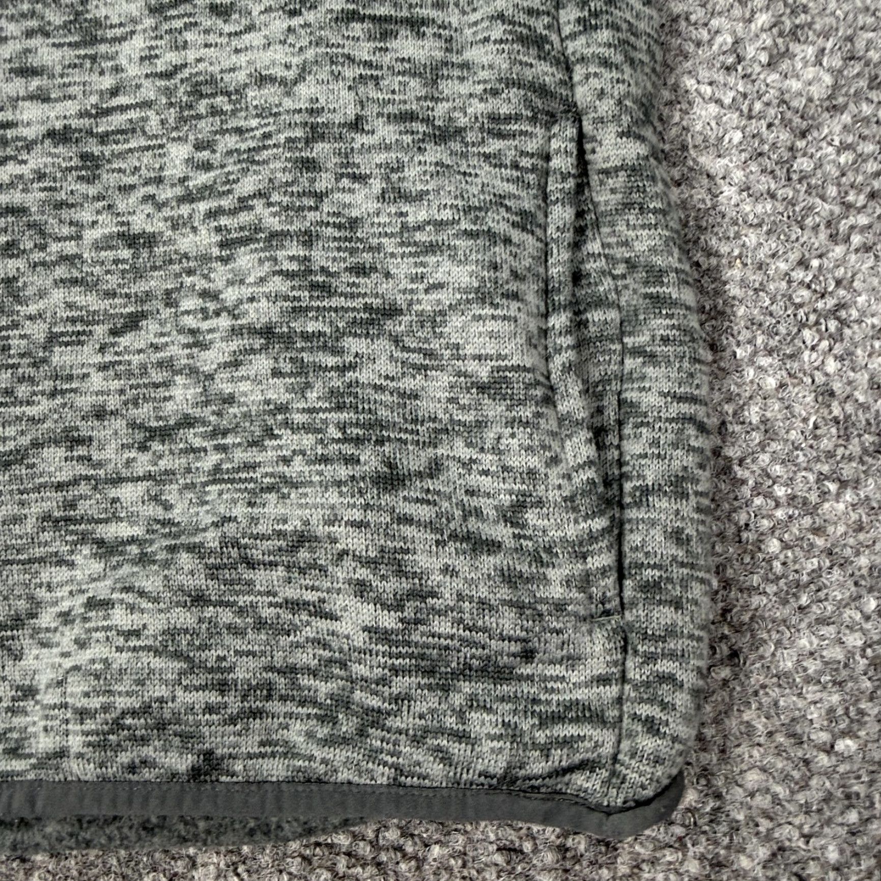 Lands' End Lands' End Sweater Mens M Gray Quarter Snap Mock Neck Fleece Pockets Warm Size US M / EU 48-50 / 2 - 3 Thumbnail