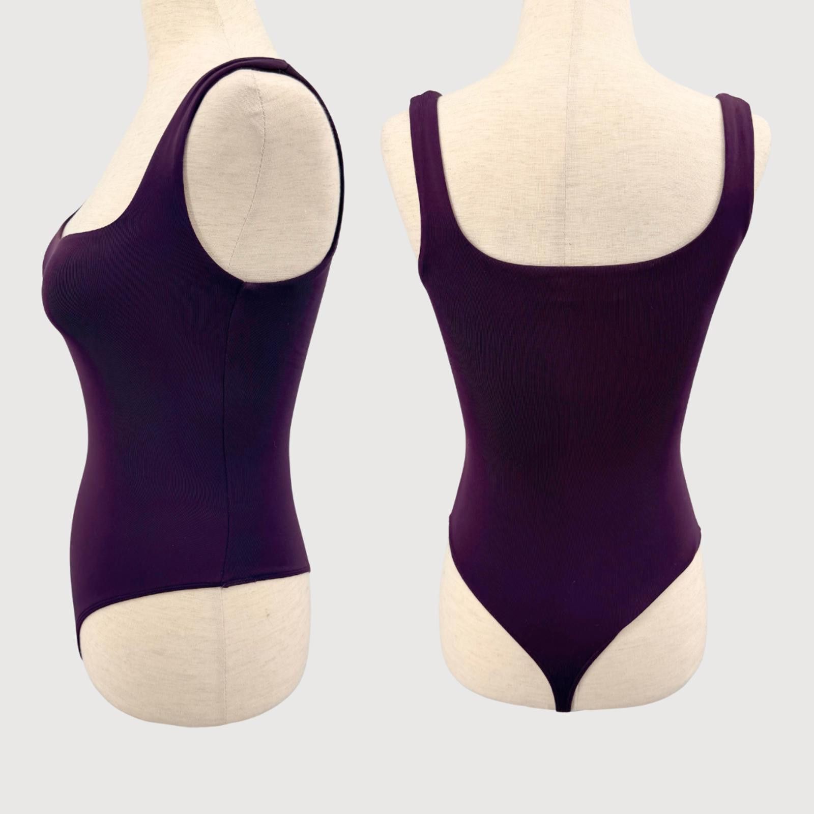Other Aritzia Babaton Contour Square Neck Bodysuit Eggplant XS Size ONE SIZE - 3 Thumbnail