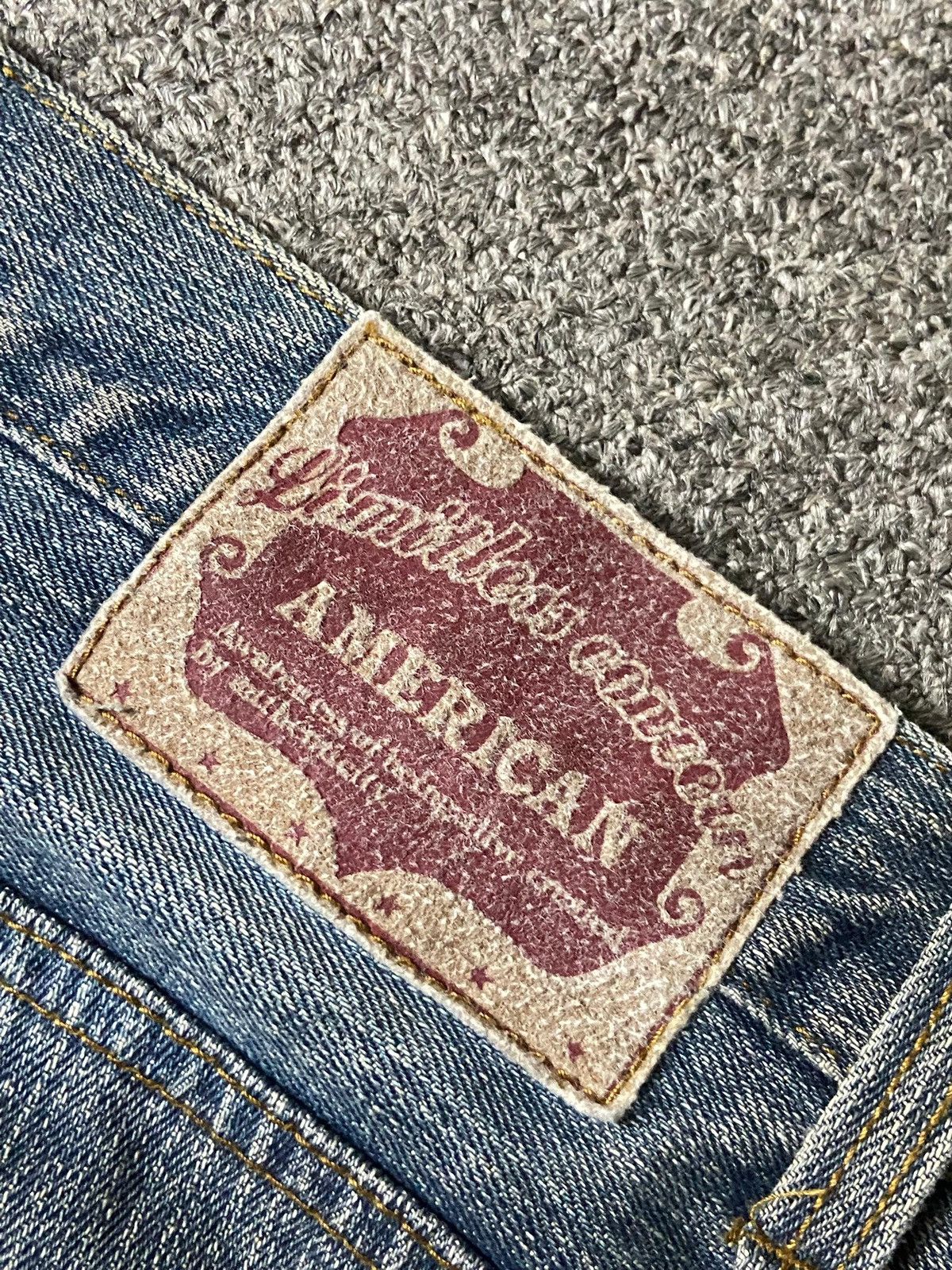 Japanese Brand Amore Puro American Distressed Denim Jeans (142) Size US 40 / EU 56 - 4 Thumbnail