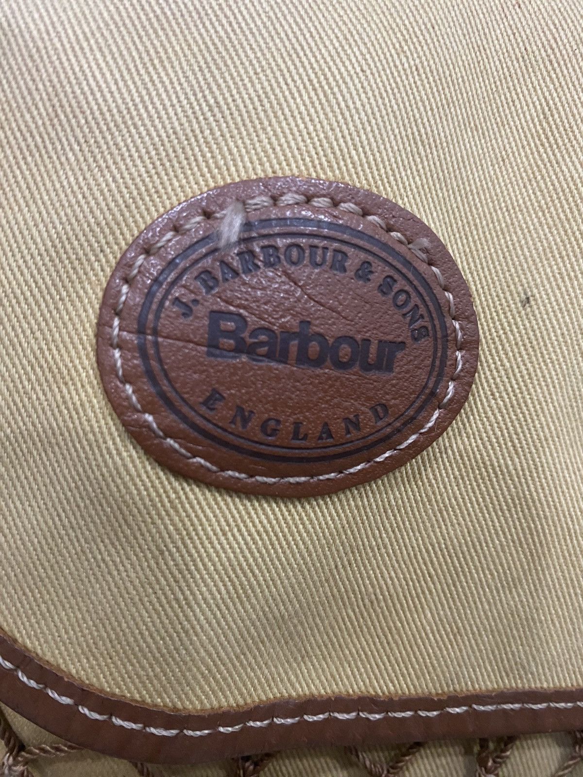 Barbour × Vintage Vintage 90s Barbour England canvas fishing bag Size ONE SIZE - 2 Thumbnail
