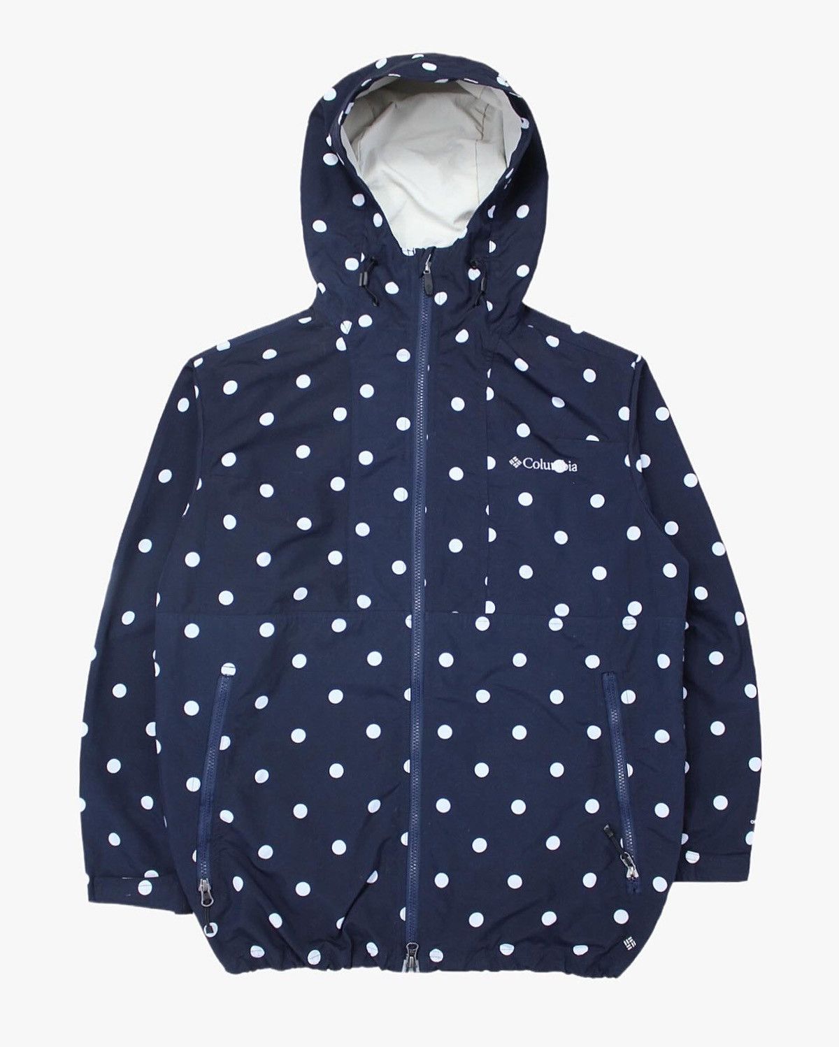 image of Columbia Polka Dots Omni Shield Jacket in Navy Polka Dot, Men's (Size 2XL)