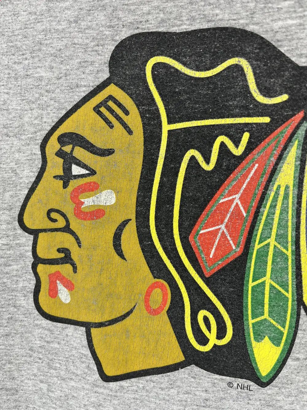 Other Vintage Reebok NHL Indian T-shirt Grey Size XL Size US L / EU 52-54 / 3 - 6 Thumbnail