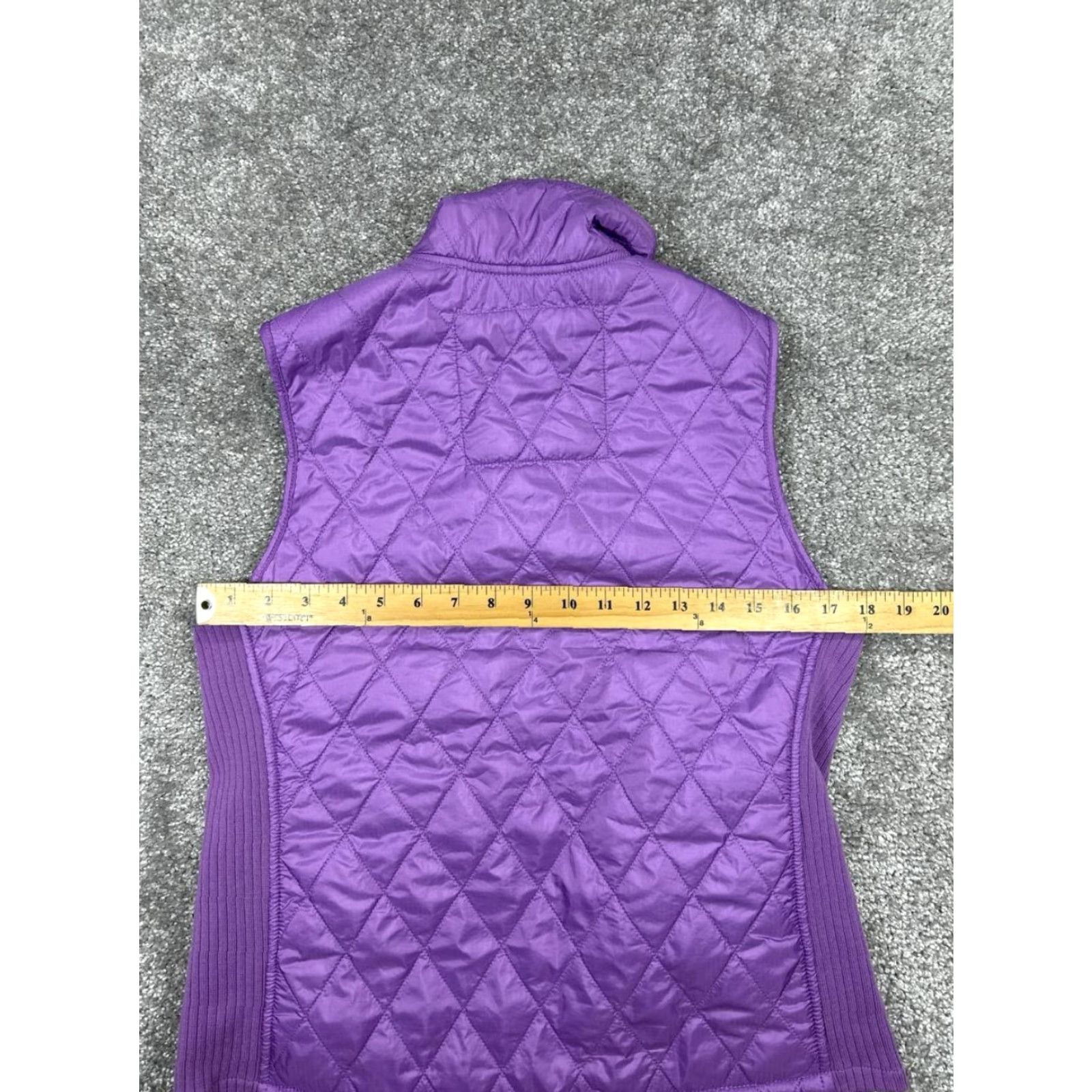 Vintage L.L.Bean Vest Womens Small Petite Purple Quilted Full Zip Size S / US 4 / IT 40 - 7 Thumbnail