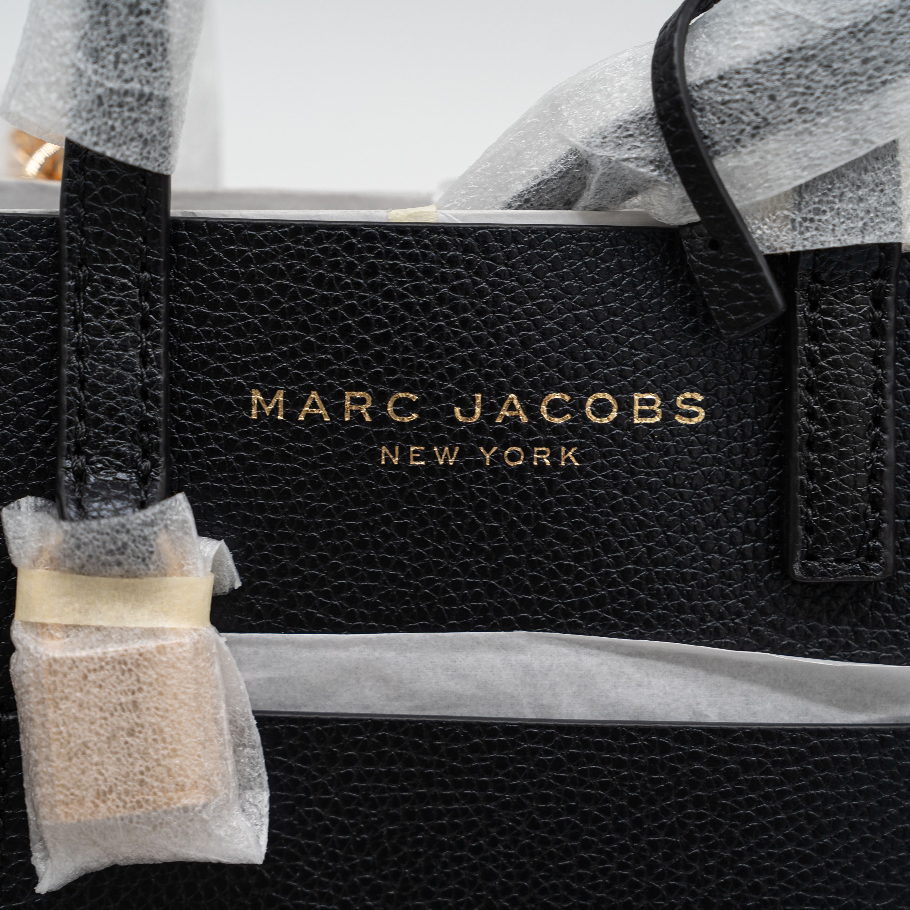 Marc Jacobs Marc Jacobs Mini Micro Grind Black Tote Bag Leather Size ONE SIZE - 7 Thumbnail
