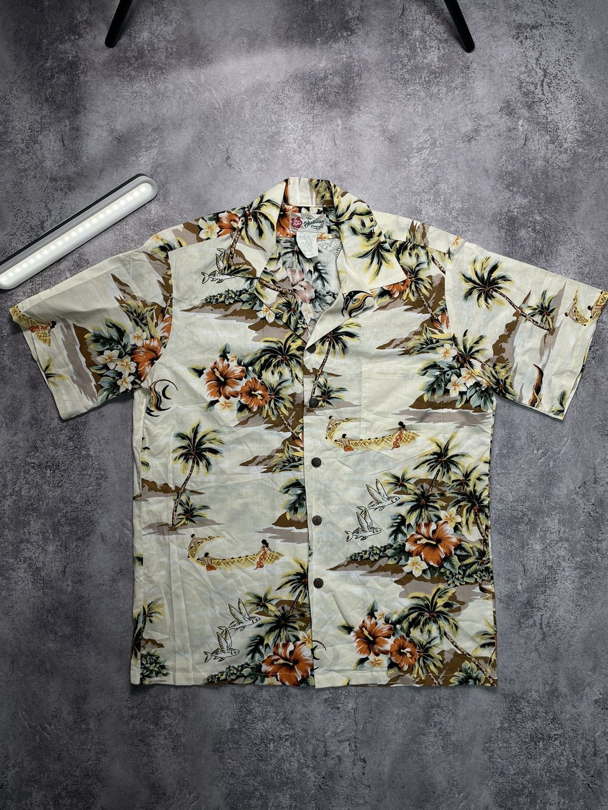 Vintage Archive Vintage Hawaiian Floral Camp Collar M Size US M / EU 48-50 / 2 - 1 Thumbnail