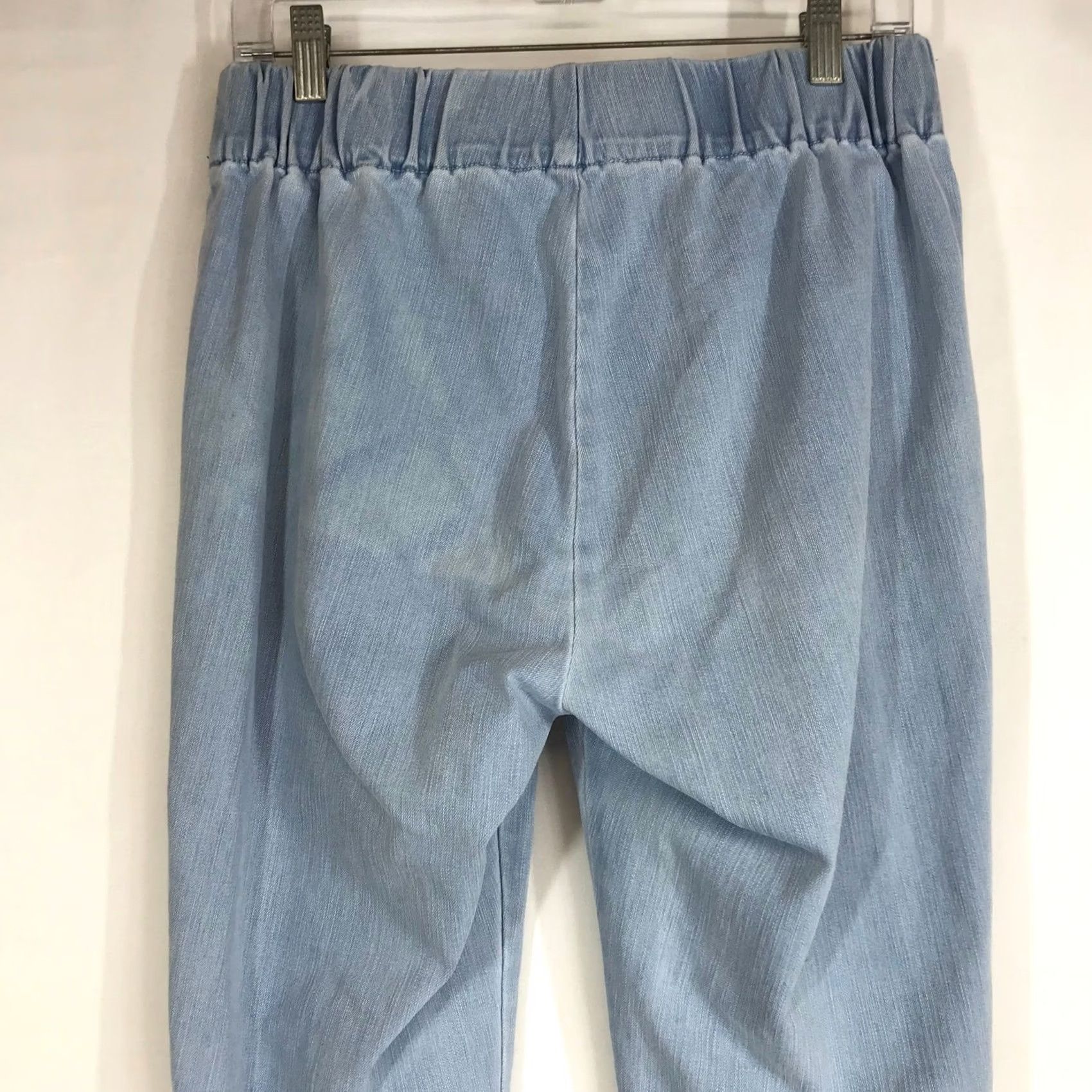 Soft Surroundings Soft Surroundings Pants Medium Women's Denim Style Light Wash Detail Snap Size 32" / US 10 / IT 46 - 5 Thumbnail