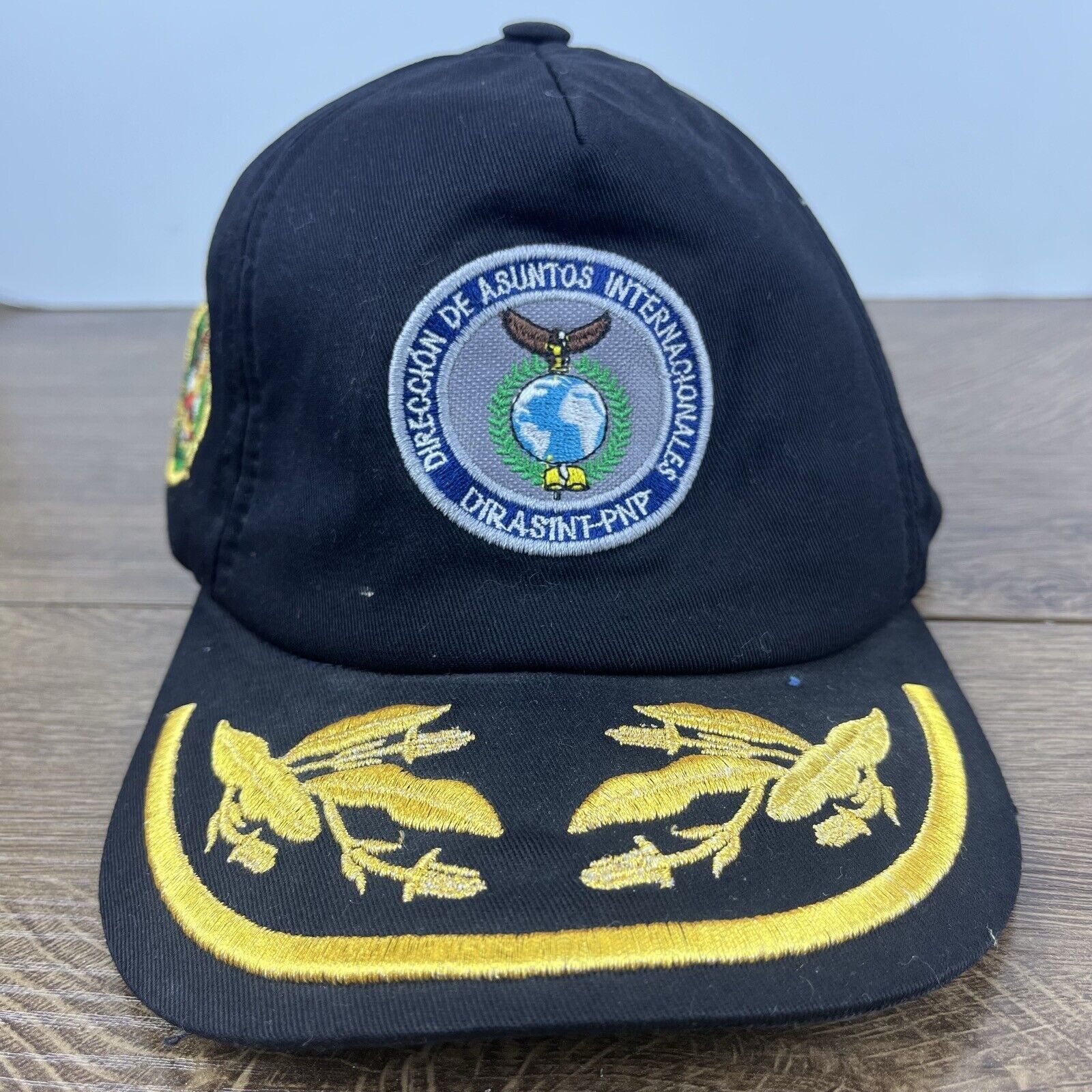 Other Direccion De Asuntos Hat Dirasint PNP Adjustable Hat Black H Size ONE SIZE - 1 Thumbnail