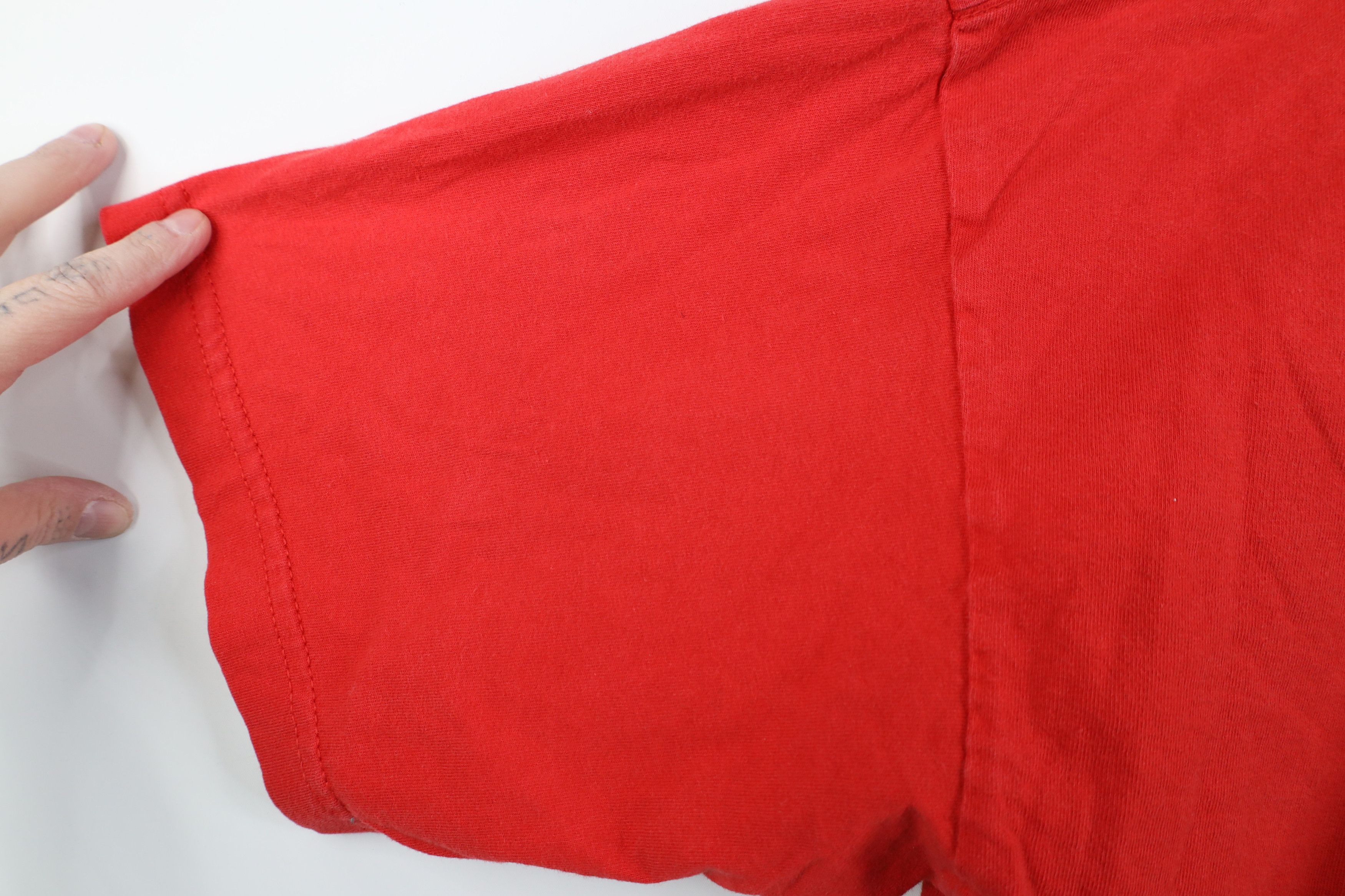 Vintage Vintage Y2K Union Made Assembly Complex T-Shirt Red USA Size US XL / EU 56 / 4 - 8 Thumbnail