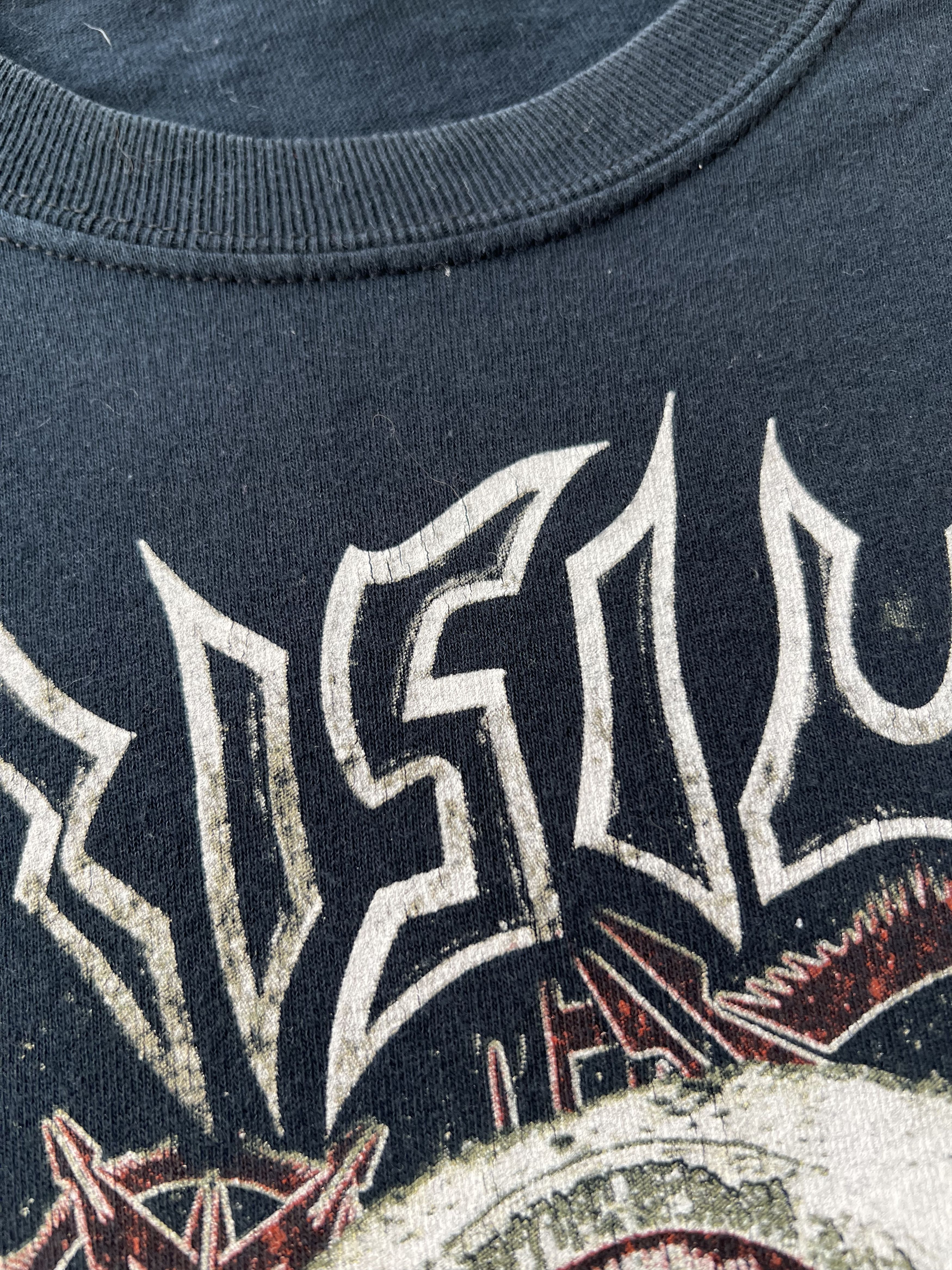 Band Tees Vintage 2009 Krisiun Slaying Steel Black Long Sleeve T-shirt Size US L / EU 52-54 / 3 - 6 Thumbnail