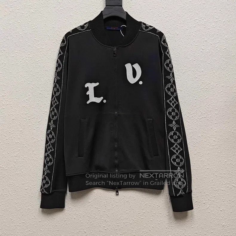 Louis Vuitton Jacquard string label school uniform jacket