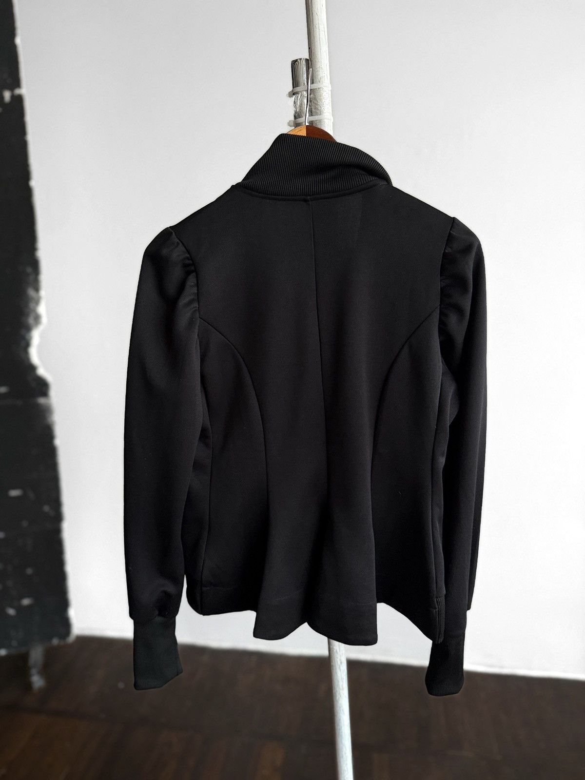 Y-3 Adidas Y-3 Yohji Yamamoto Womens Black Full Zip Track Jacket Size M / US 6-8 / IT 42-44 - 2 Thumbnail