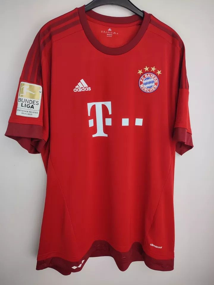 Adidas FC Bayern Munich Munchen 2015/16 #80 Haimerl FOOTBALL SHIRT Size US XXL / EU 58 / 5 - 1 Thumbnail