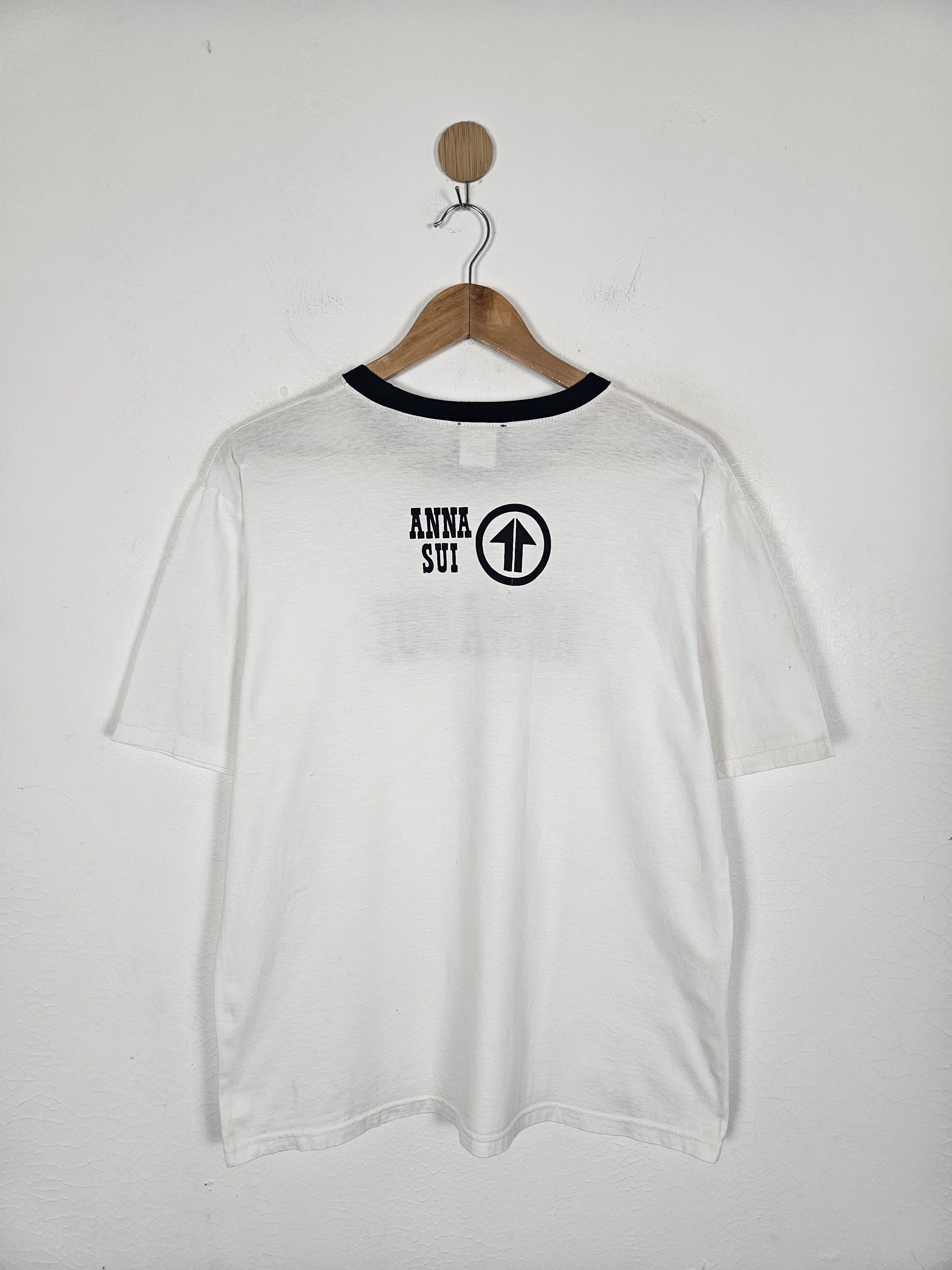 Anna Sui Vintage James Coviello Anna Sui logo tee ringer shirt Size US L / EU 52-54 / 3 - 3 Thumbnail