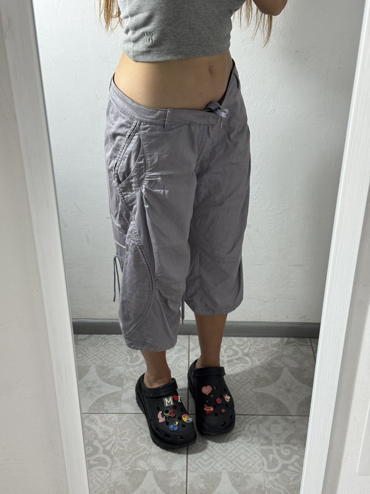 Nike VINTAGE NIKE MINI SWOOSH BONDAGE BREECHES / SHORTS Size 32" / US 10 / IT 46 - 13 Thumbnail