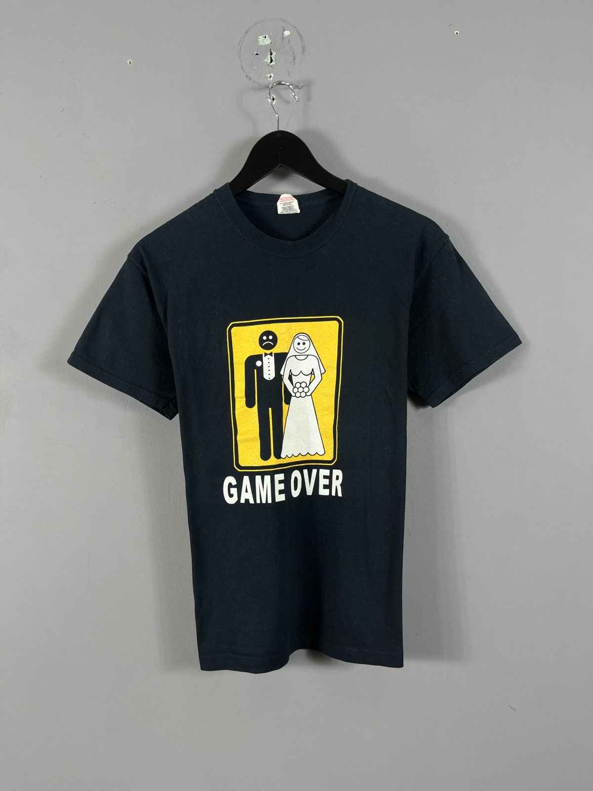 Other Vintage Game Over Married Dead Life Funny Humor Black Size US M / EU 48-50 / 2 - 1 Thumbnail