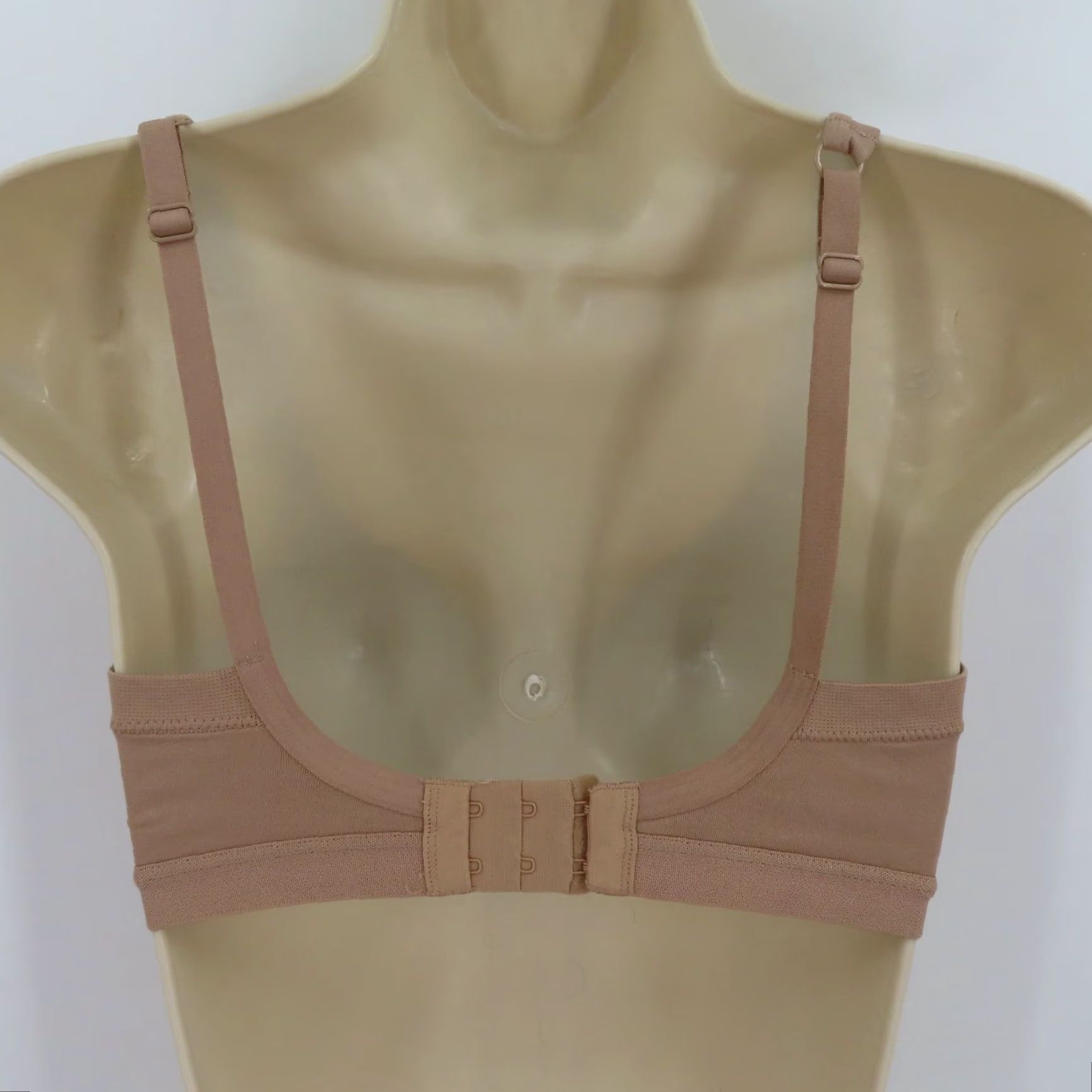 Vintage Warners Womens Bra Blissful Benefits Solid Beige Wireless Lined Padded S Beige Women’s Small T-Shirt Bra Size ONE SIZE - 5 Thumbnail