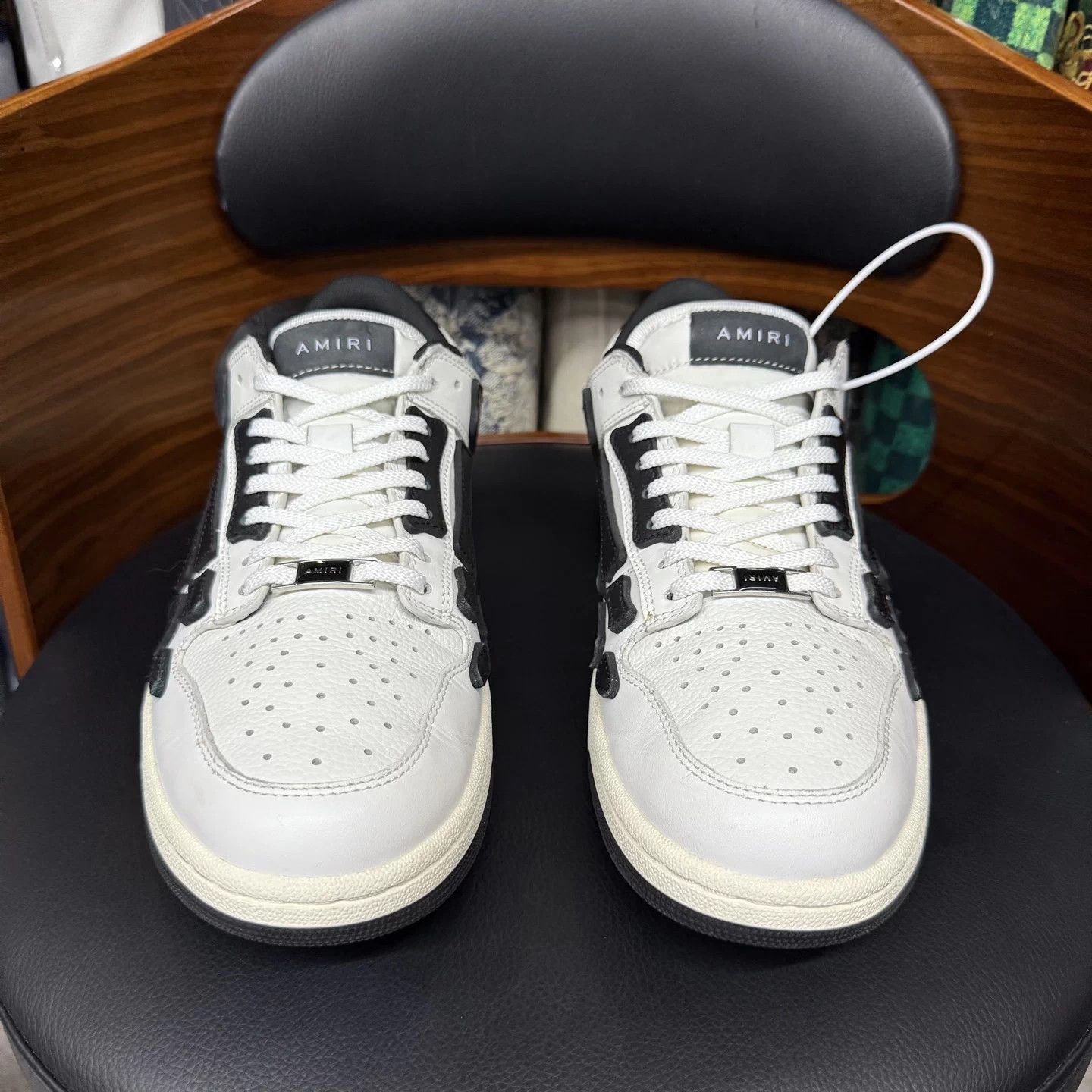 Amiri AMIRI Bone White Black 43 Mint 2 Wears Size US 10 / EU 43 - 2 Thumbnail