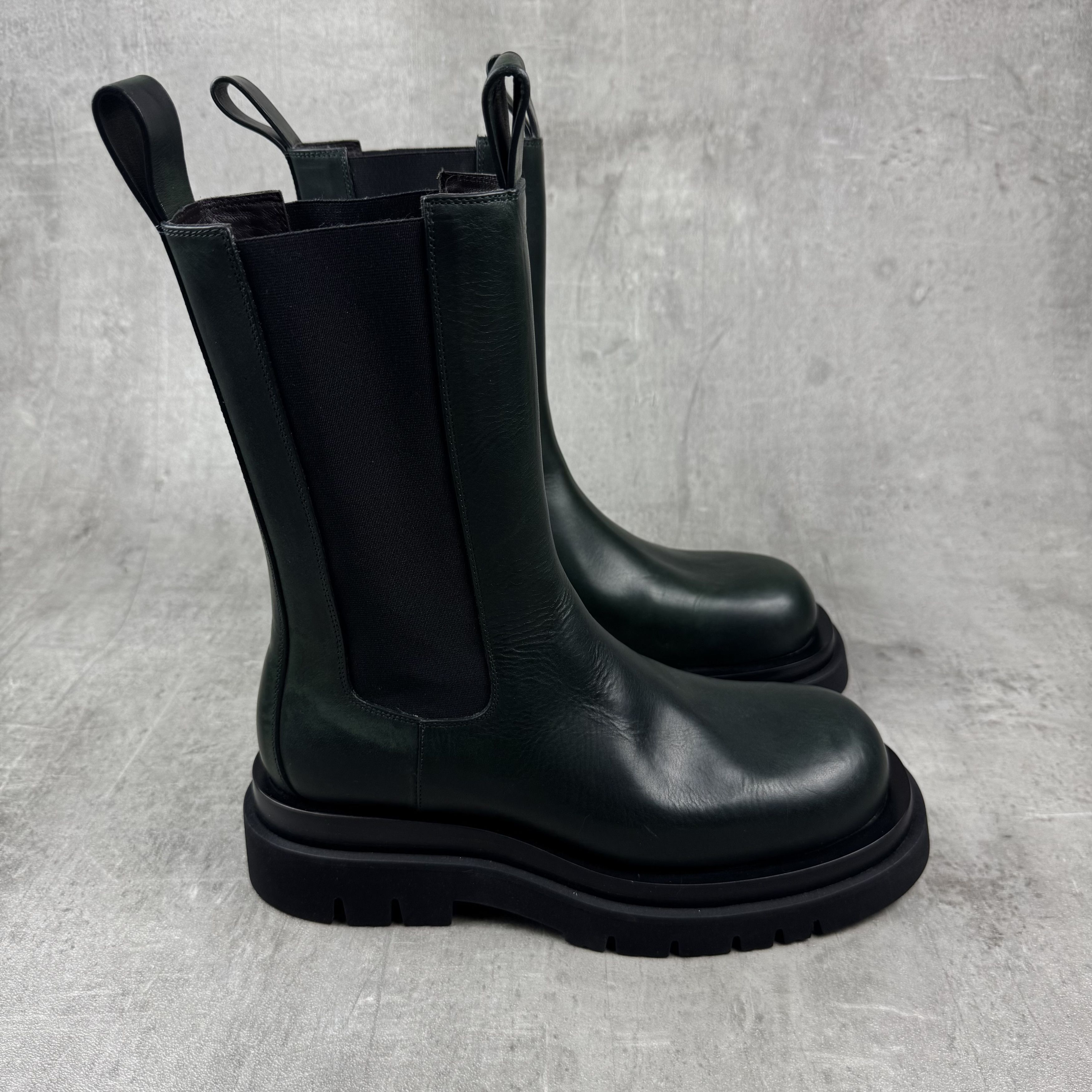 Bottega Veneta BOTTEGA VENETA Lug Chelsea Boots in Bottle Green Size US 8 / EU 41 - 6 Thumbnail