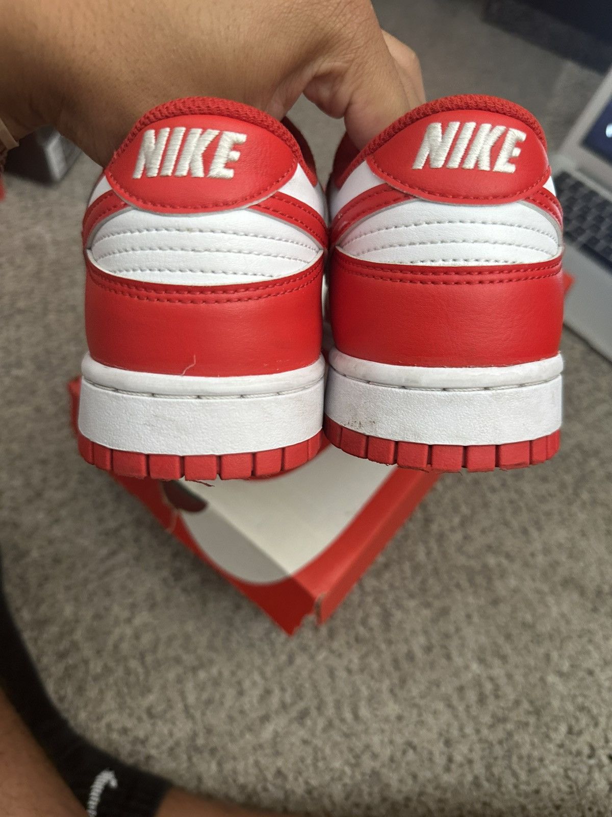 Nike Nike dunk low St johns red white champ - size 9 Size US 9 / EU 42 - 8 Thumbnail